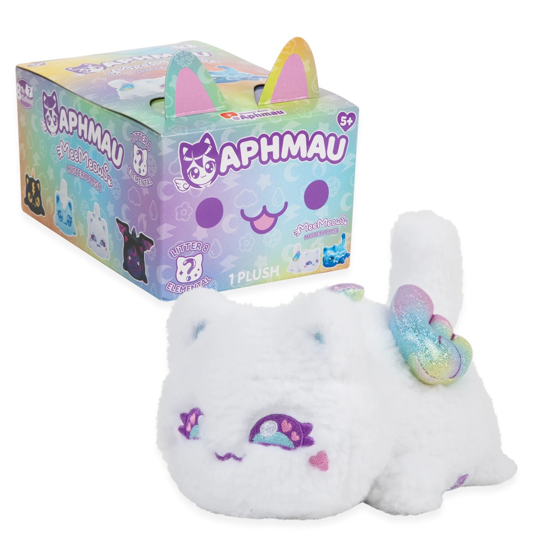 6 15cm Aphmau MeeMeows Litter 8 Mystery Plush Toy: Elemental - Assorted, 6 of 10