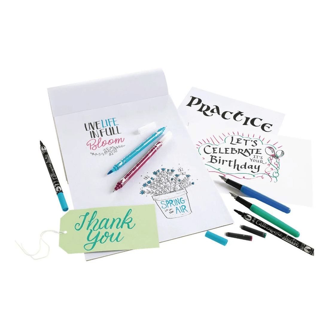 5 Manuscript Calligraphy Compendium Set 29 Piece, 5 of 6