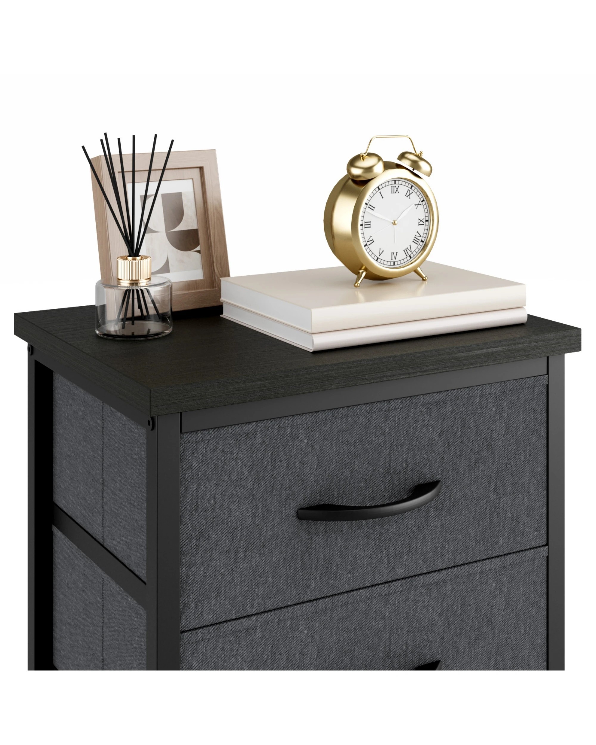6 Advwin Tall Dresser for Bedroom with 6 Drawers & Adjustable Feet - Black, 6 of 10