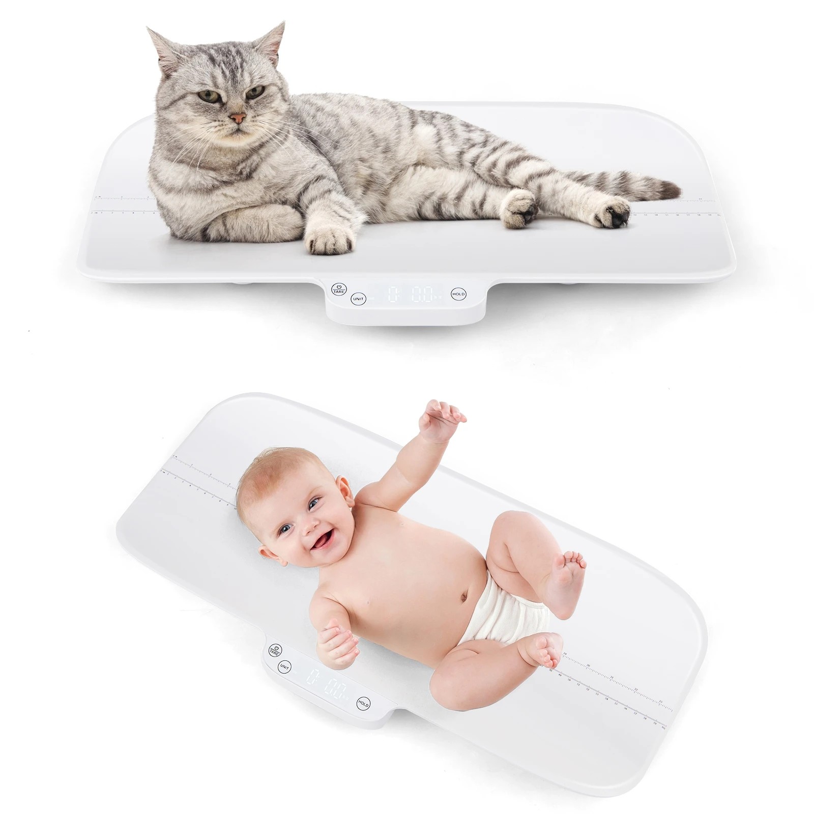 2 Costway 30KG LCD Digital Smart Body Scale Accurate Baby Pet Weighing Scale, 2 of 2
