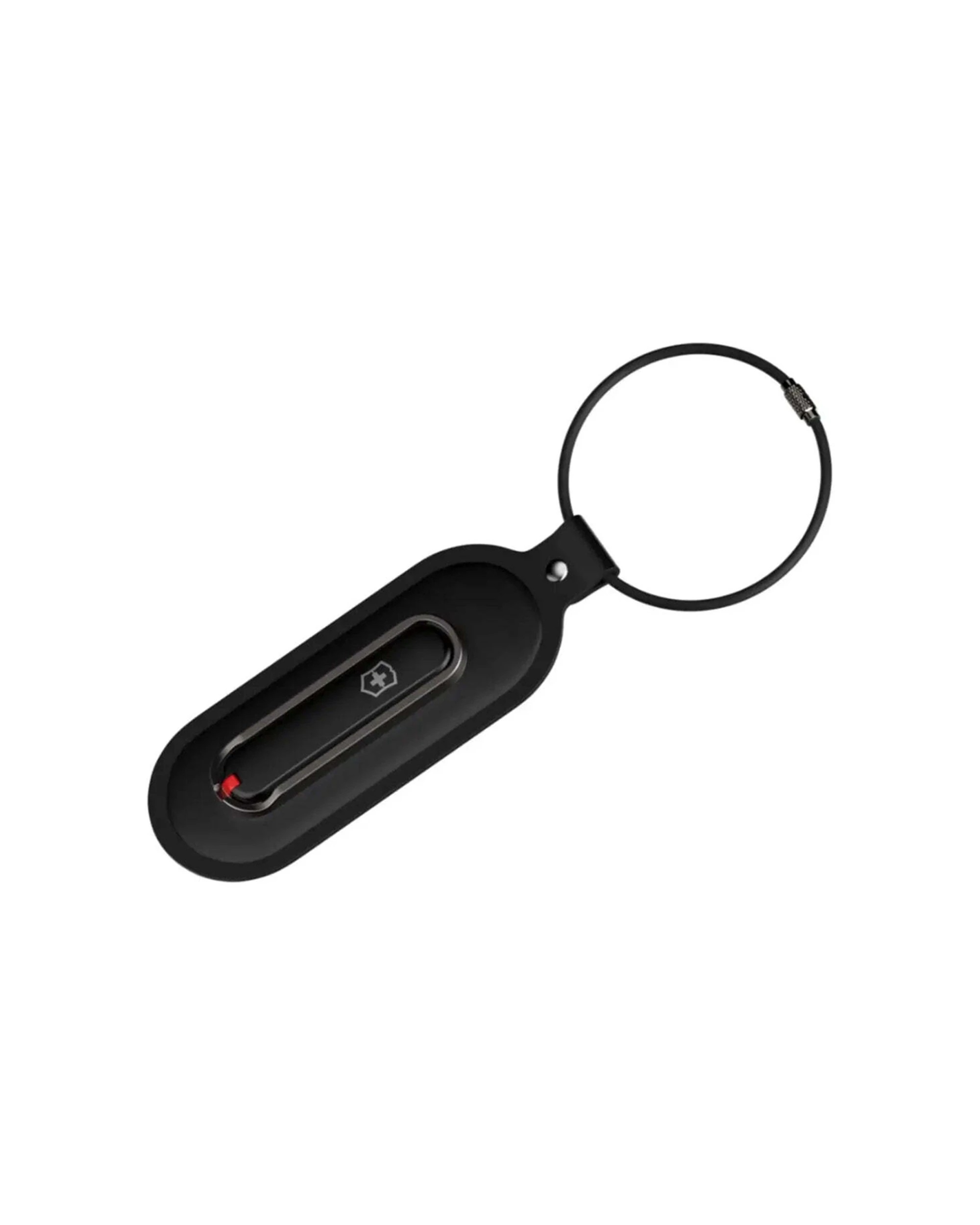 2 Victorinox ID Tag Travel Essentials Durable Luggage Identifier with Contact - Black, 2 of 2
