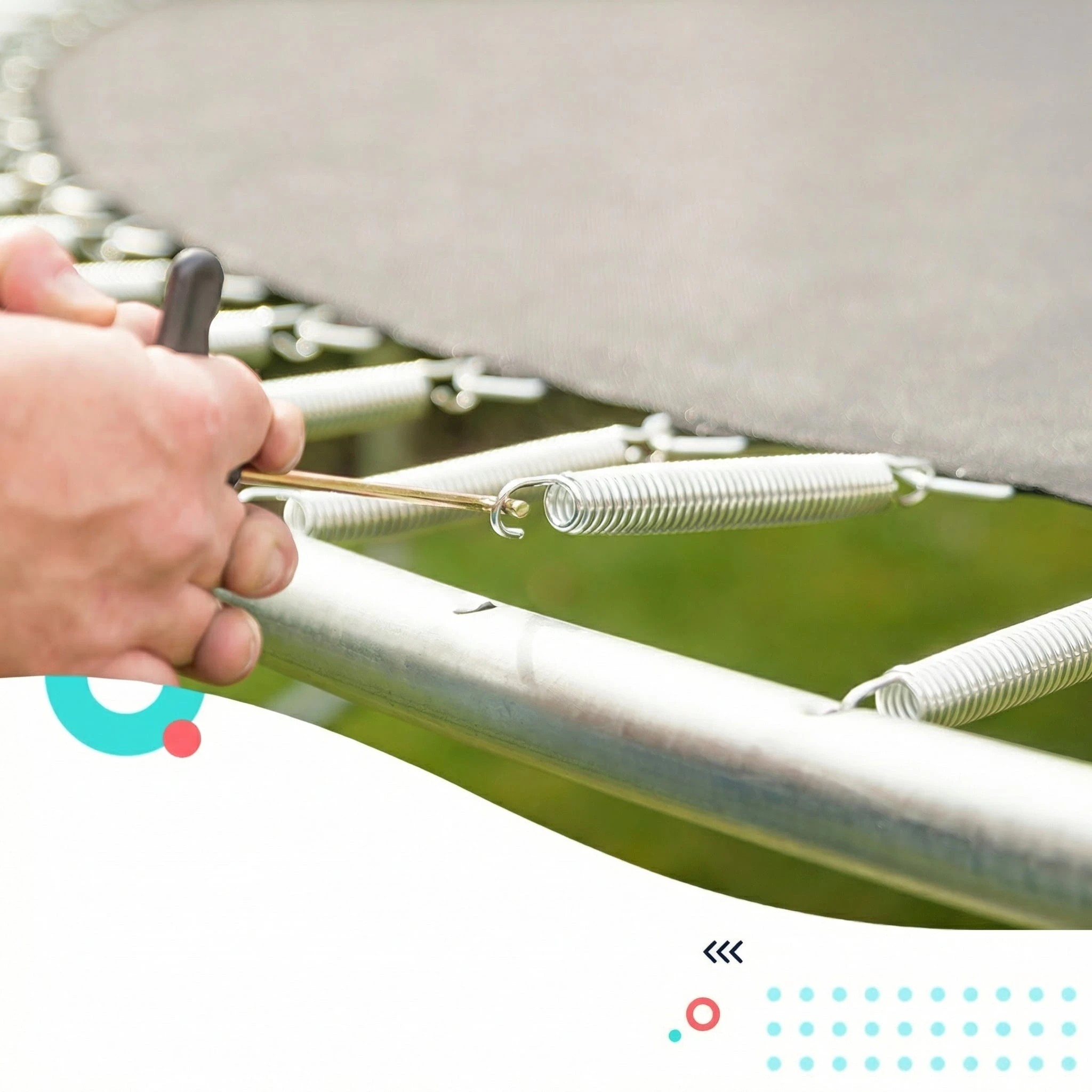 2 Kahuna Blizzard 10 ft Trampoline with Net - Green, 2 of 5