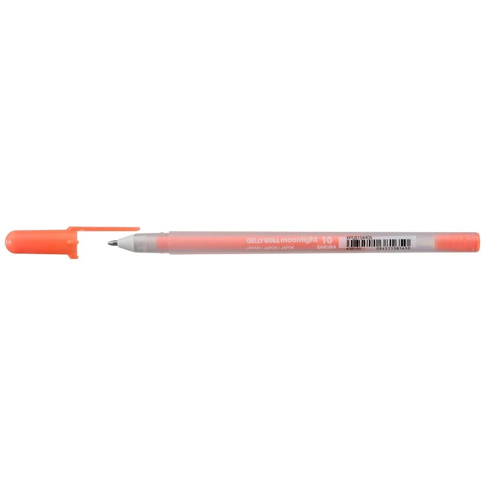 1 Sakura Gelly Roll Gel Pen Moonlight 10 Fluorescent Orange, 1 of 3