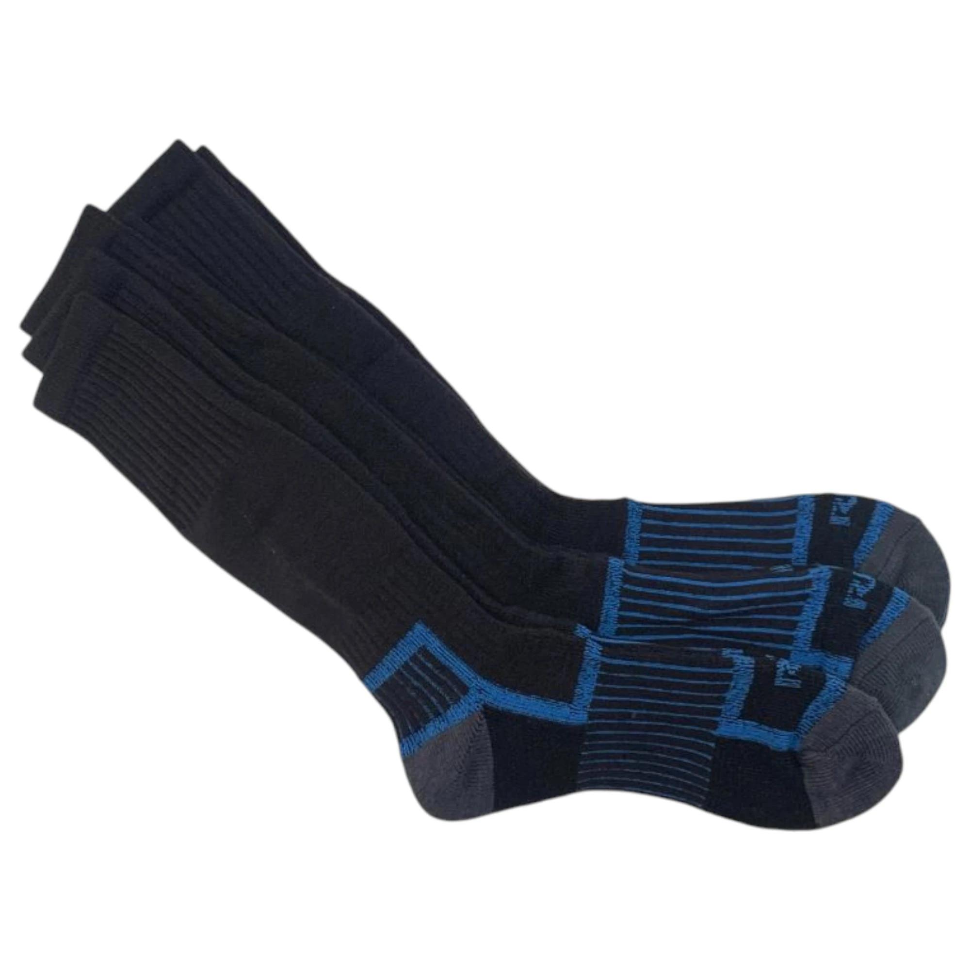 1 Rio 6 Pairs No Hole Reinforced Socks Comfortable Crew MULTI, 1 of 3