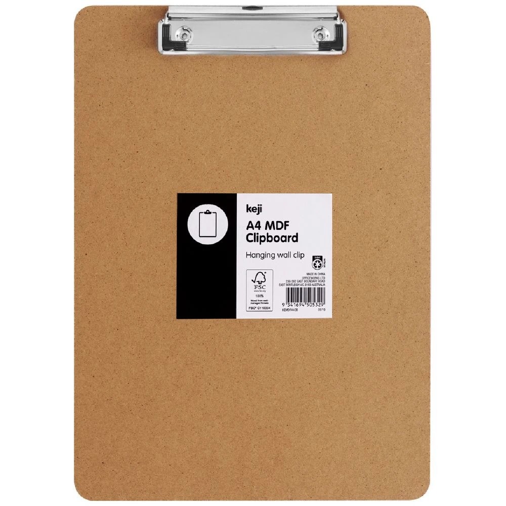 1 Keji A4 MDF Clipboard, 1 of 2