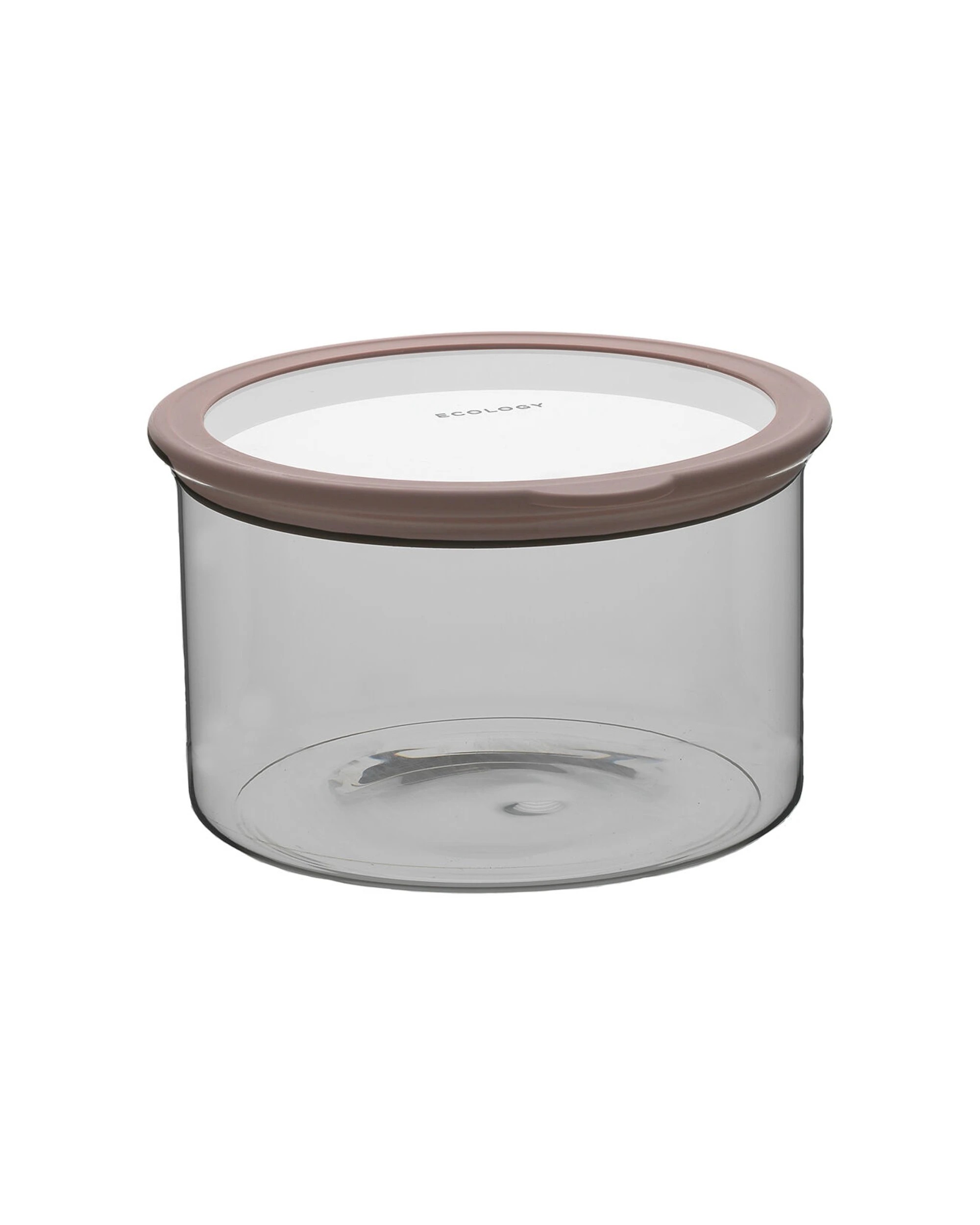 1 Ecology Store Round 2.9L Glass Barrel Canister With Lid - Clear, 1 of 1