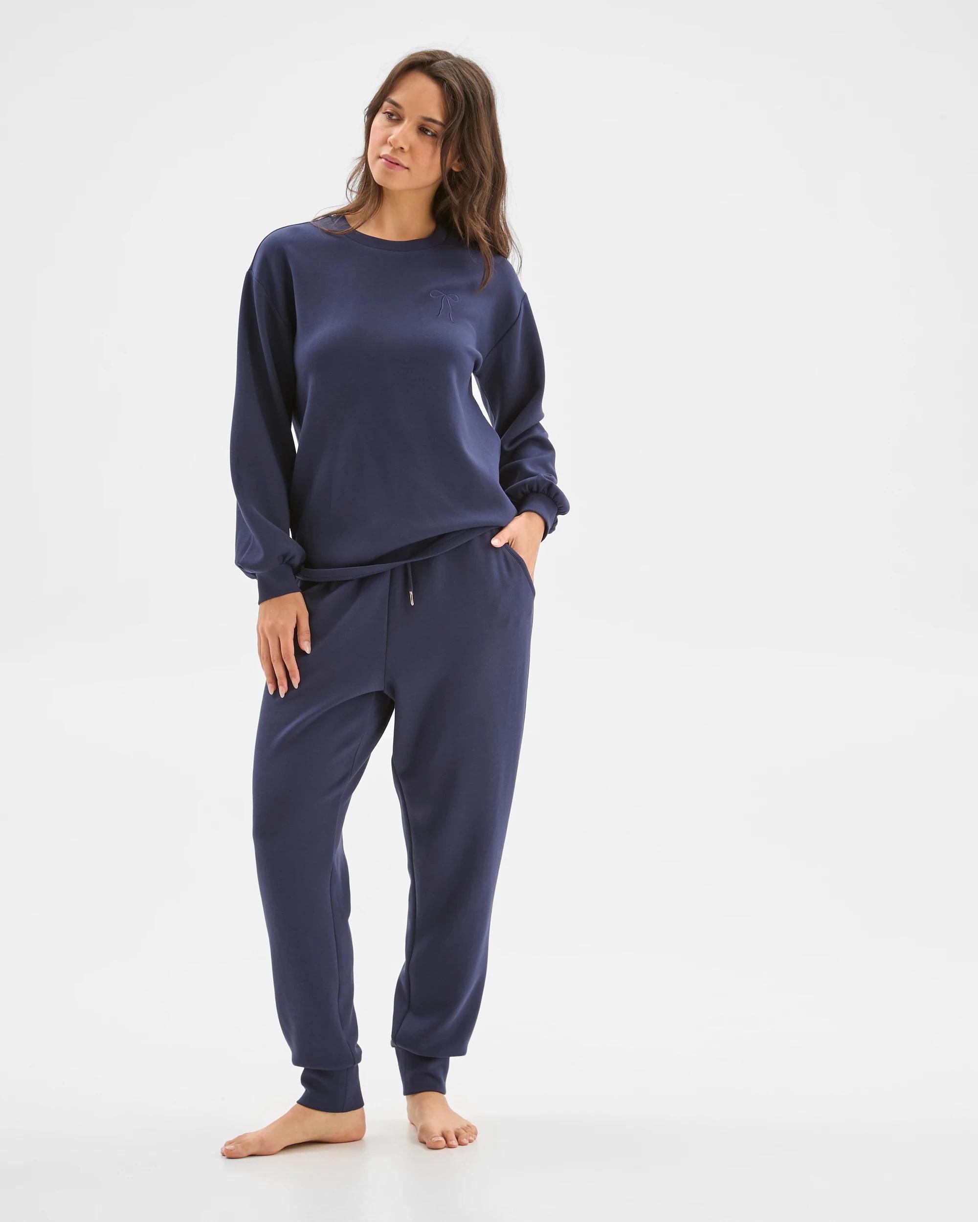 7 Target Woman Modal Blend Sleep Jogger Pants NAVY BLUE, 7 of 10