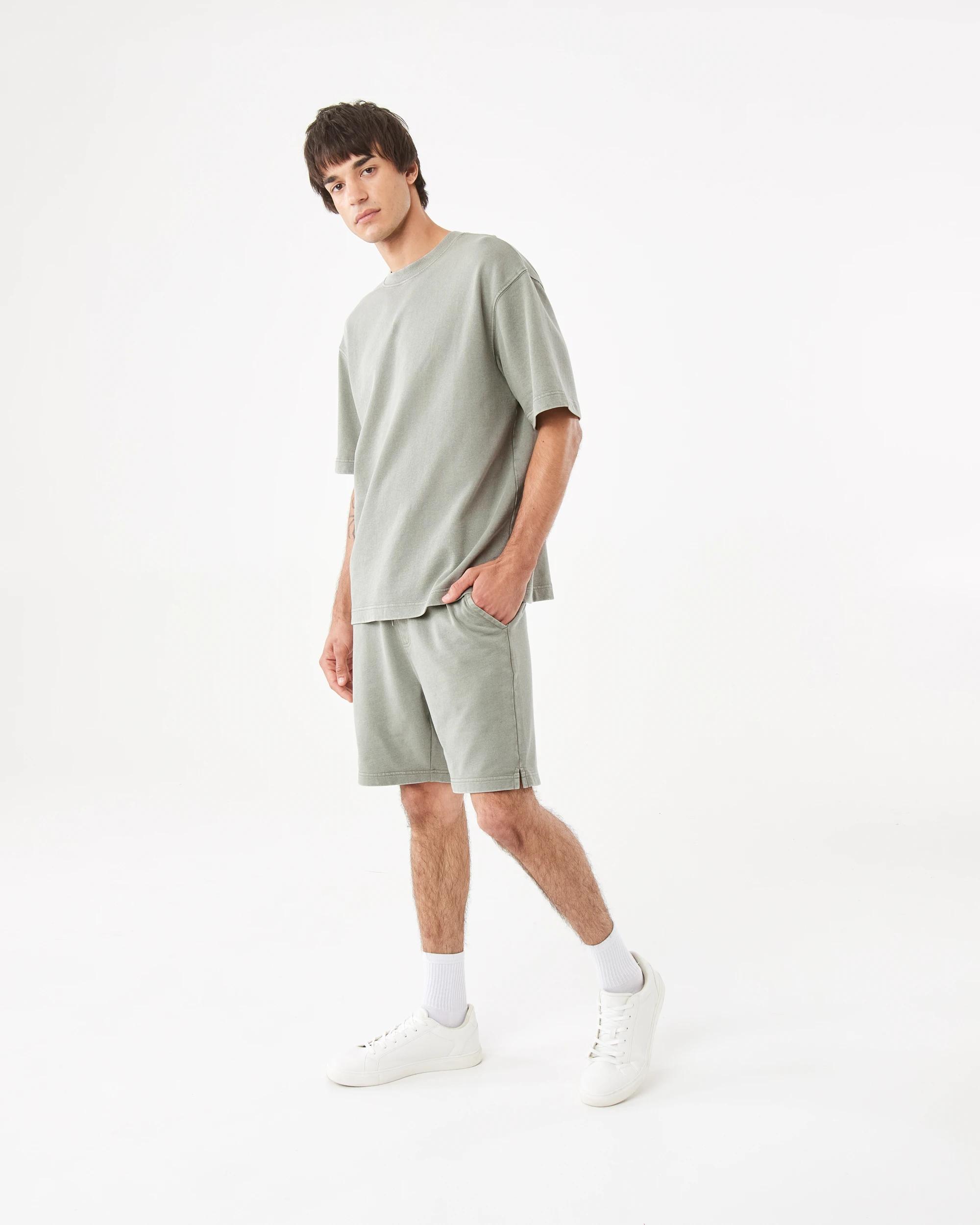 3 Terry Oversized T-shirt Grn Smkolv, 3 of 7