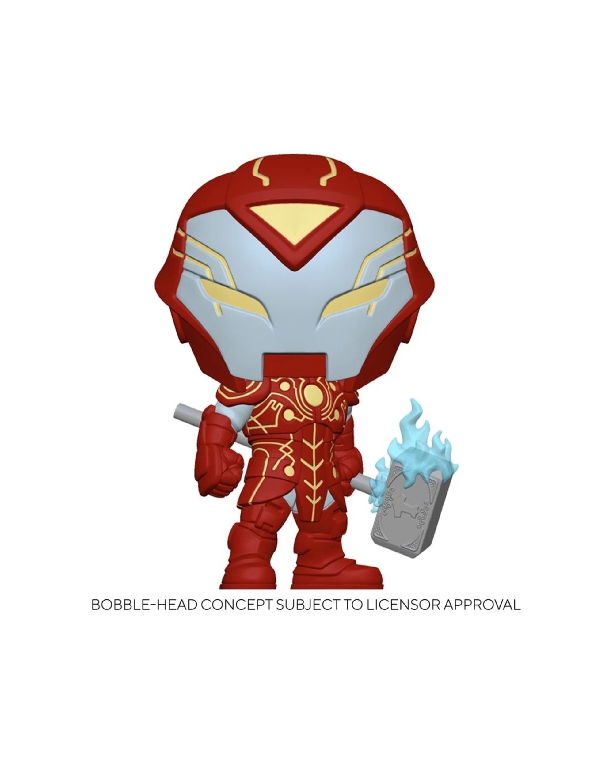 3 Pop Vinyl Figurine Infinity Warps - Iron Hammer Glow RS - 10cm Vinyl Collectible - Multi, 3 of 3