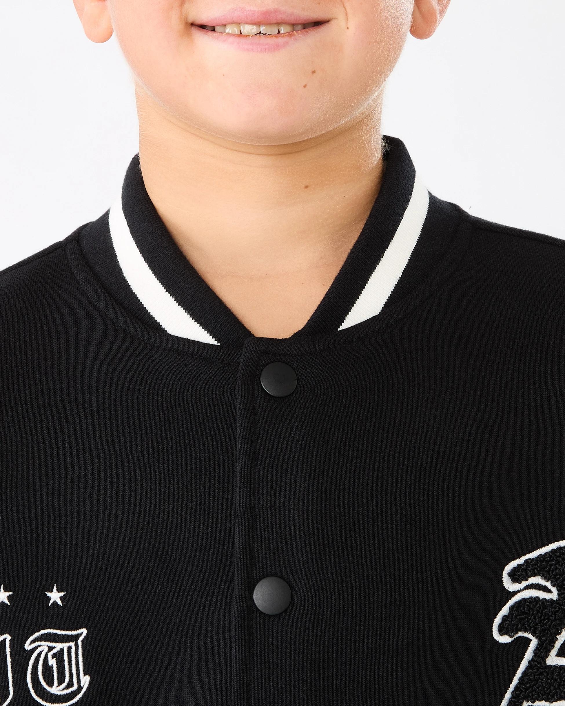 6 Fleece Bomber Jacket Snw White, 6 of 10