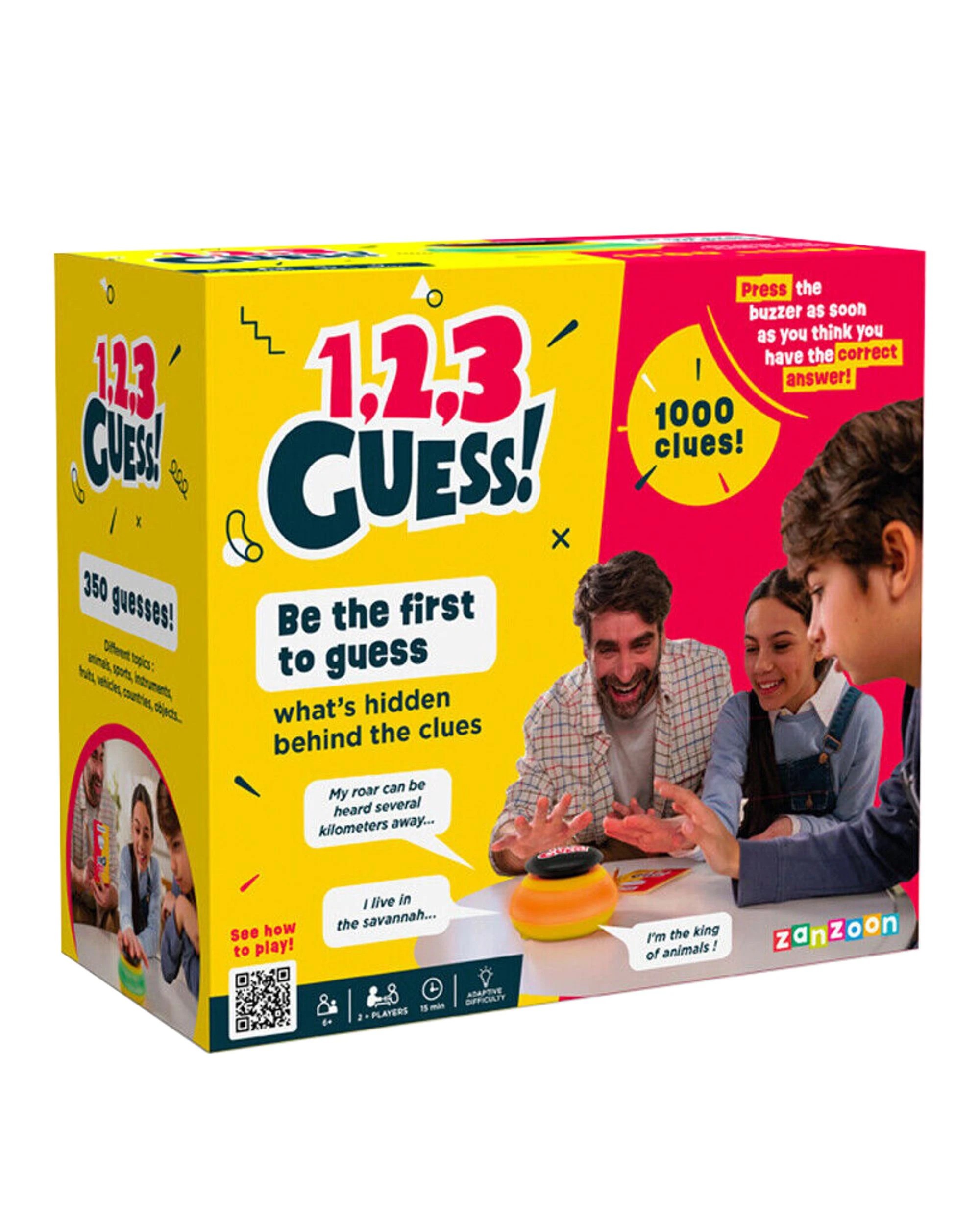 1 1,2,3 Guess! Board Game, 1 of 3
