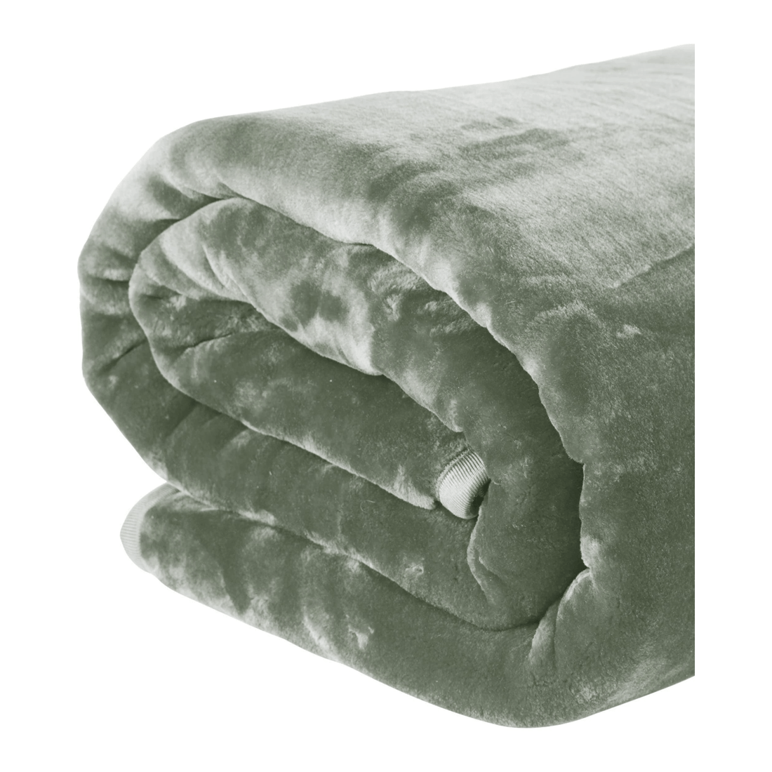 2 Laura Hill 800-GSM Mink Blanket Queen Size Double-Sided Soft Plush Bed Faux Throw Rug Sage, 2 of 3