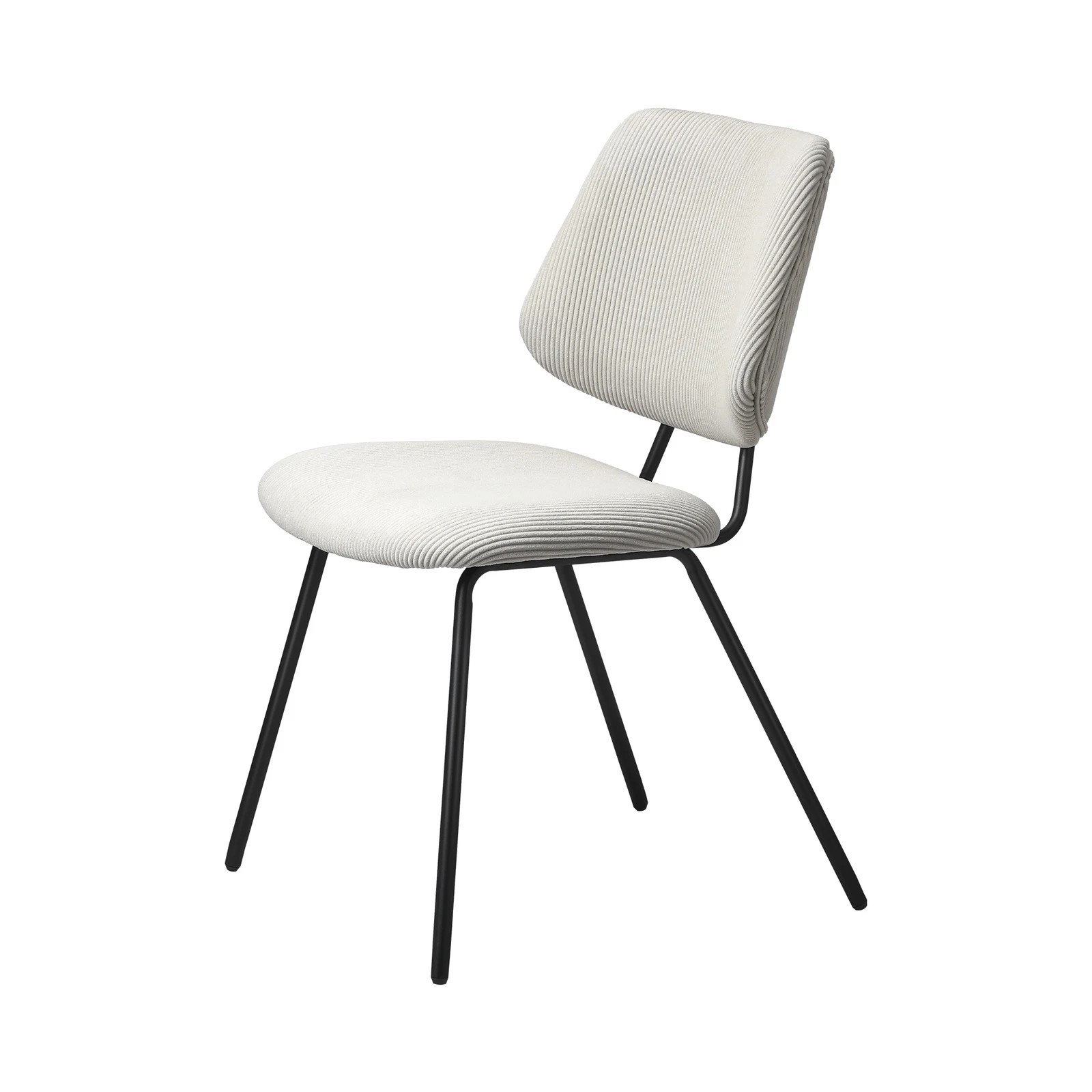 7 Oikiture 4x Dining Chair Vintage Retro Polyester Kitchen Padded Lounge - White, 7 of 9