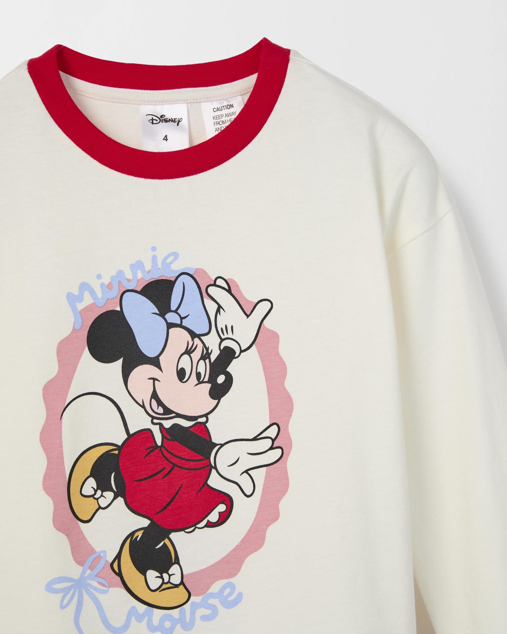 5 Disney Minnie Mouse Organic Cotton Younger Girls Pyjama Set MINNIE, 5 of 7