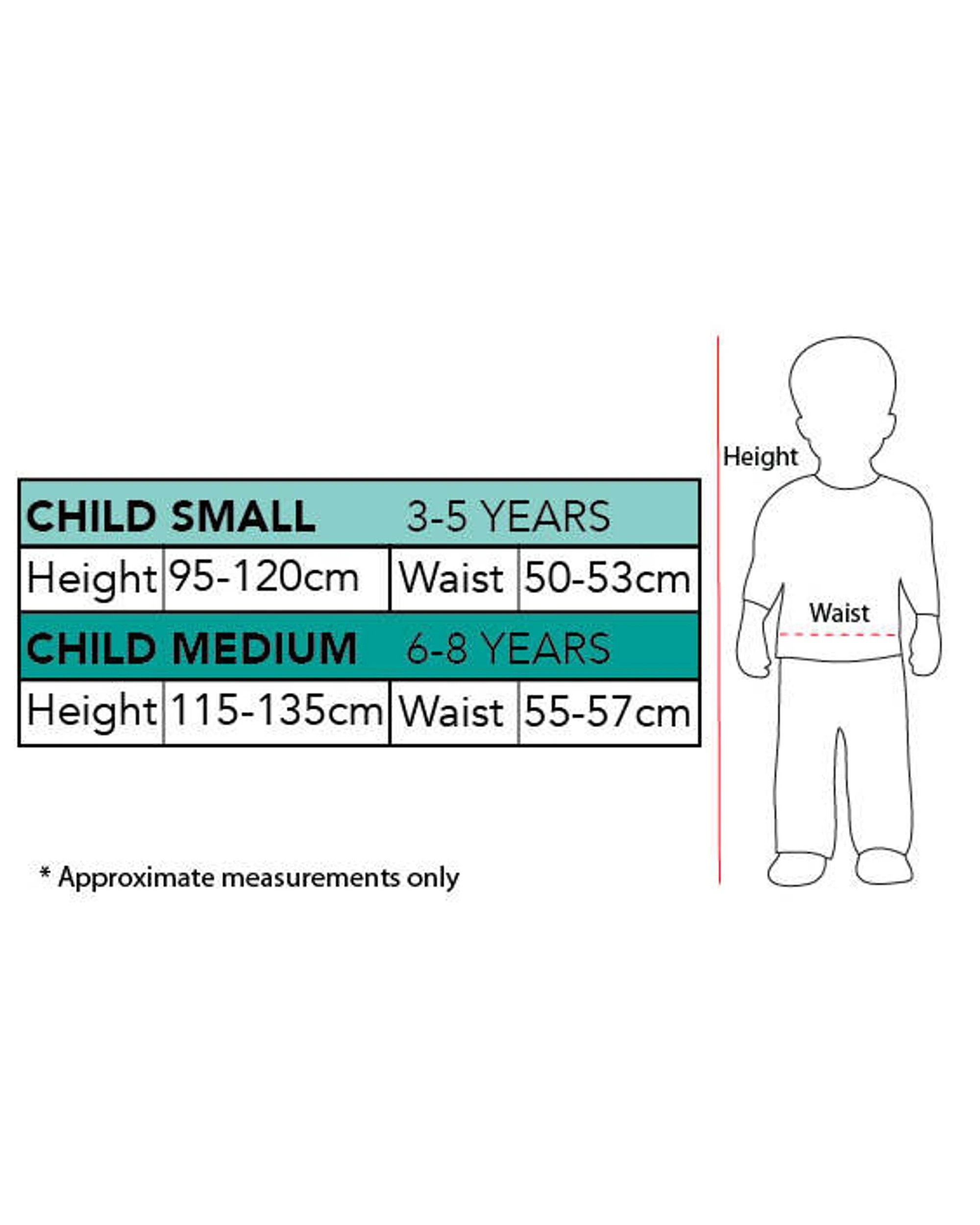 2 Disney Alice in Wonderland Alice Deluxe Child Costume Size M 6-8 Years, 2 of 2