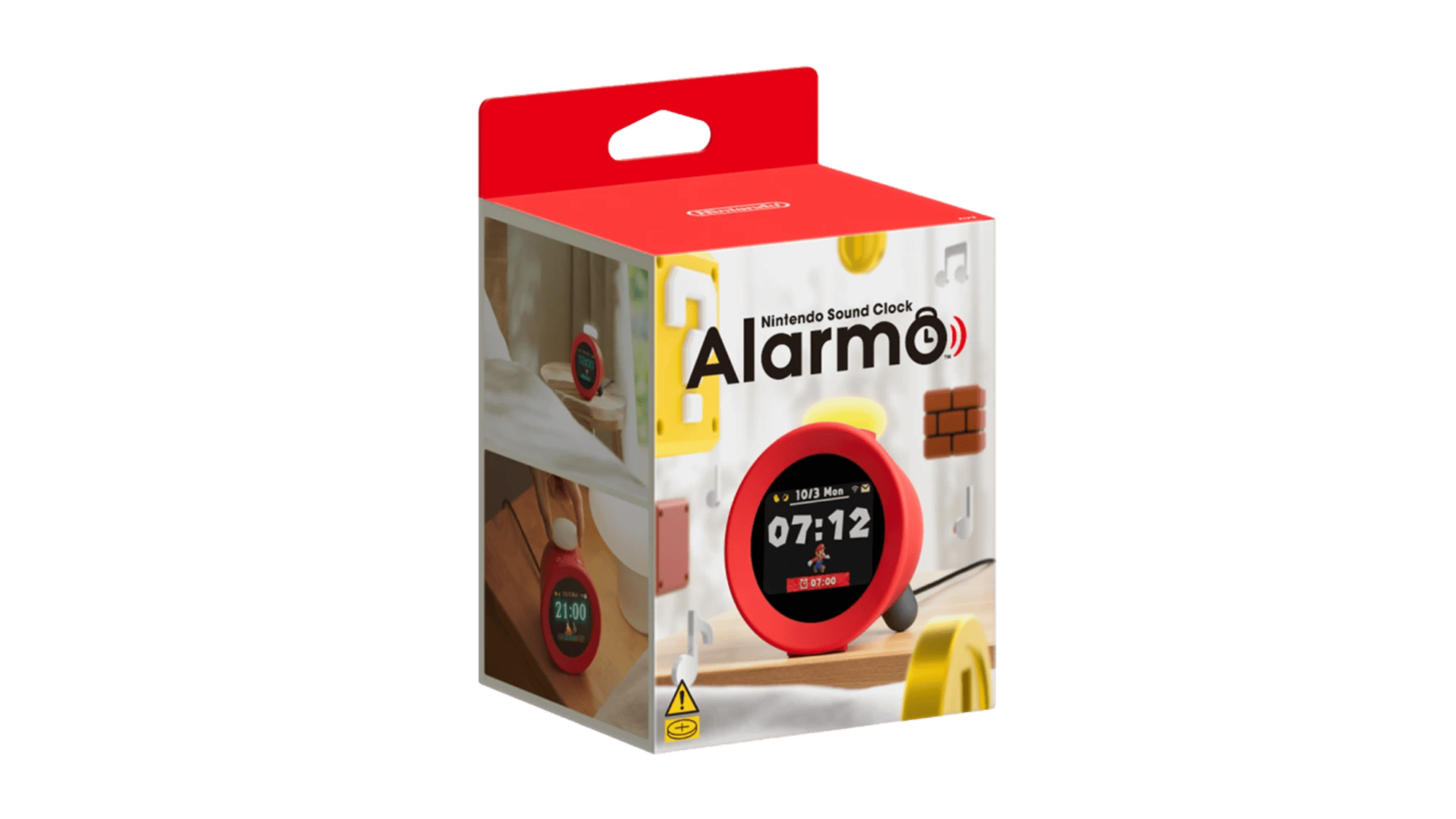 3 Nintendo Sound Clock: Alarmo - Red, 3 of 6