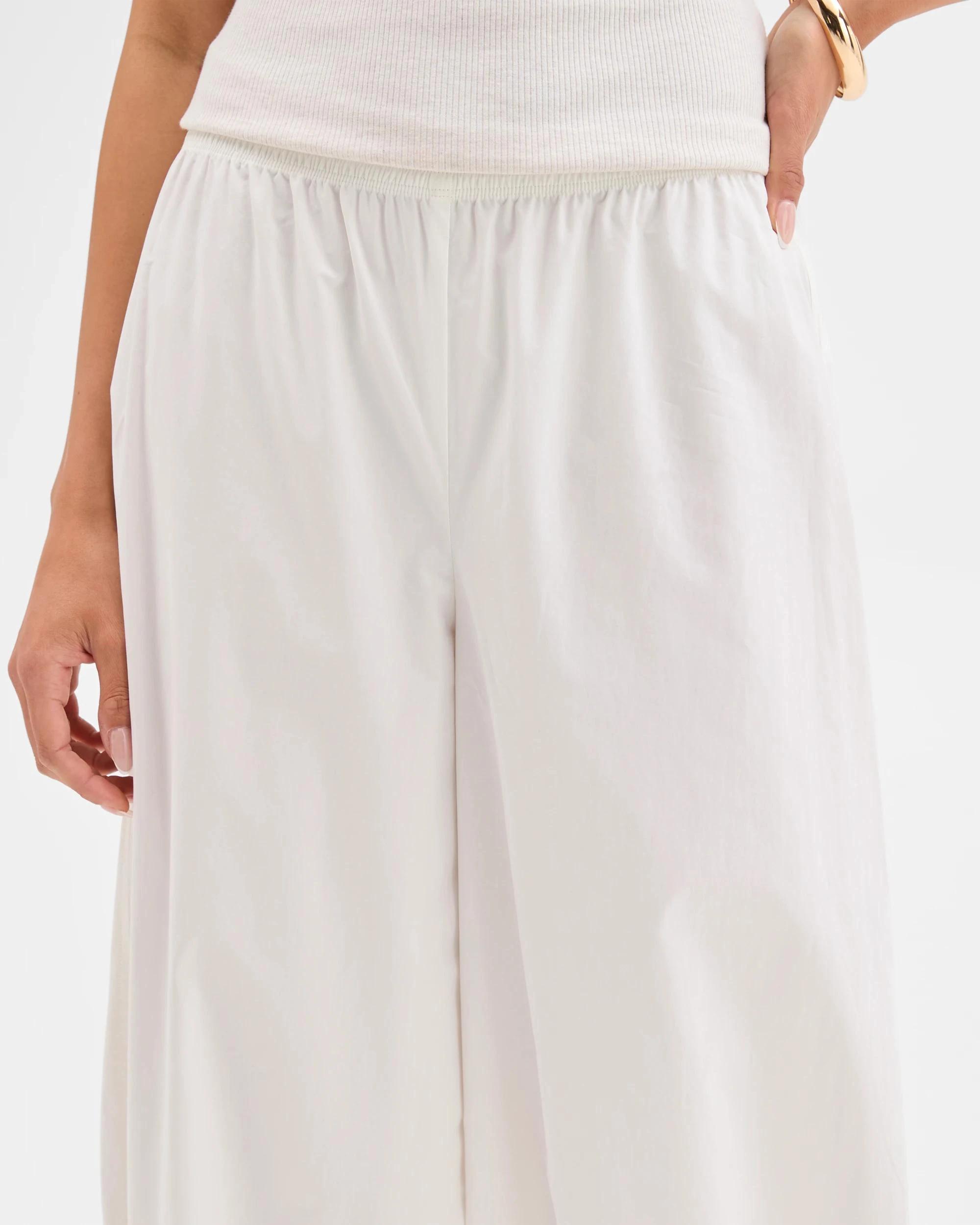 4 Lily Loves Australian Cotton Poplin Balloon Pants WHITE, 4 of 6