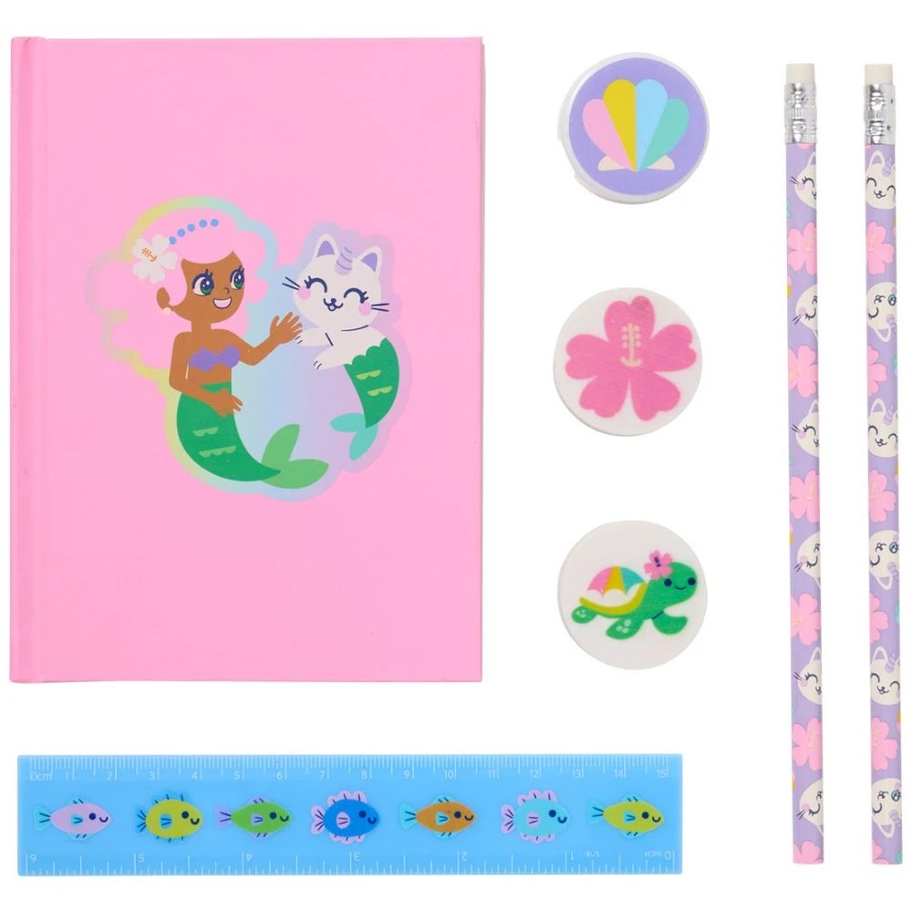 4 Studymate Purrmaid Stationery Set, 4 of 4