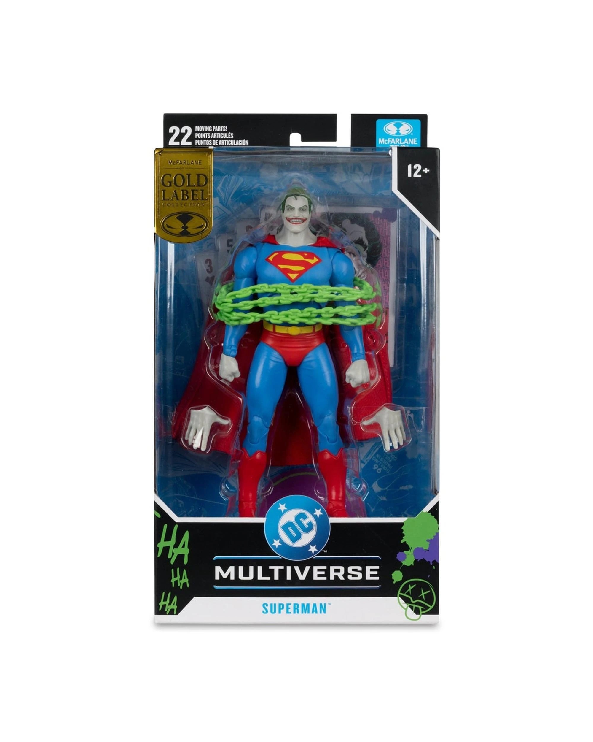 7 DC Multiverse Gold Label Superman #9 Superman - Jokerized -  7 inch Action Figure, 7 of 9