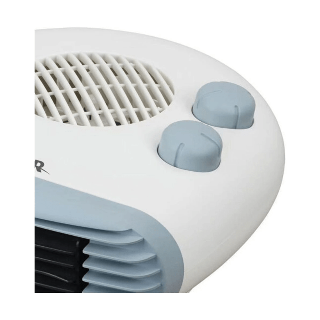 2 HELLER 2000W Low Profile Fan Heater - Room Heater - Safety Heater - Compact
 - white, 2 of 3