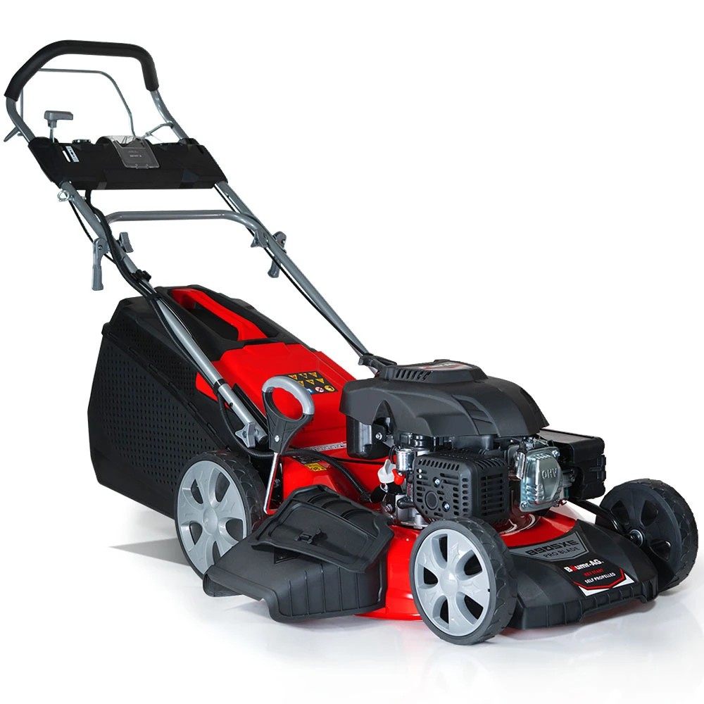 1 Baumr-AG 248cc Lawn Mower 4-Stroke 21 Inch Petrol Lawnmower 4-in-1 Self-Propelled Electric Start, 1 of 1
