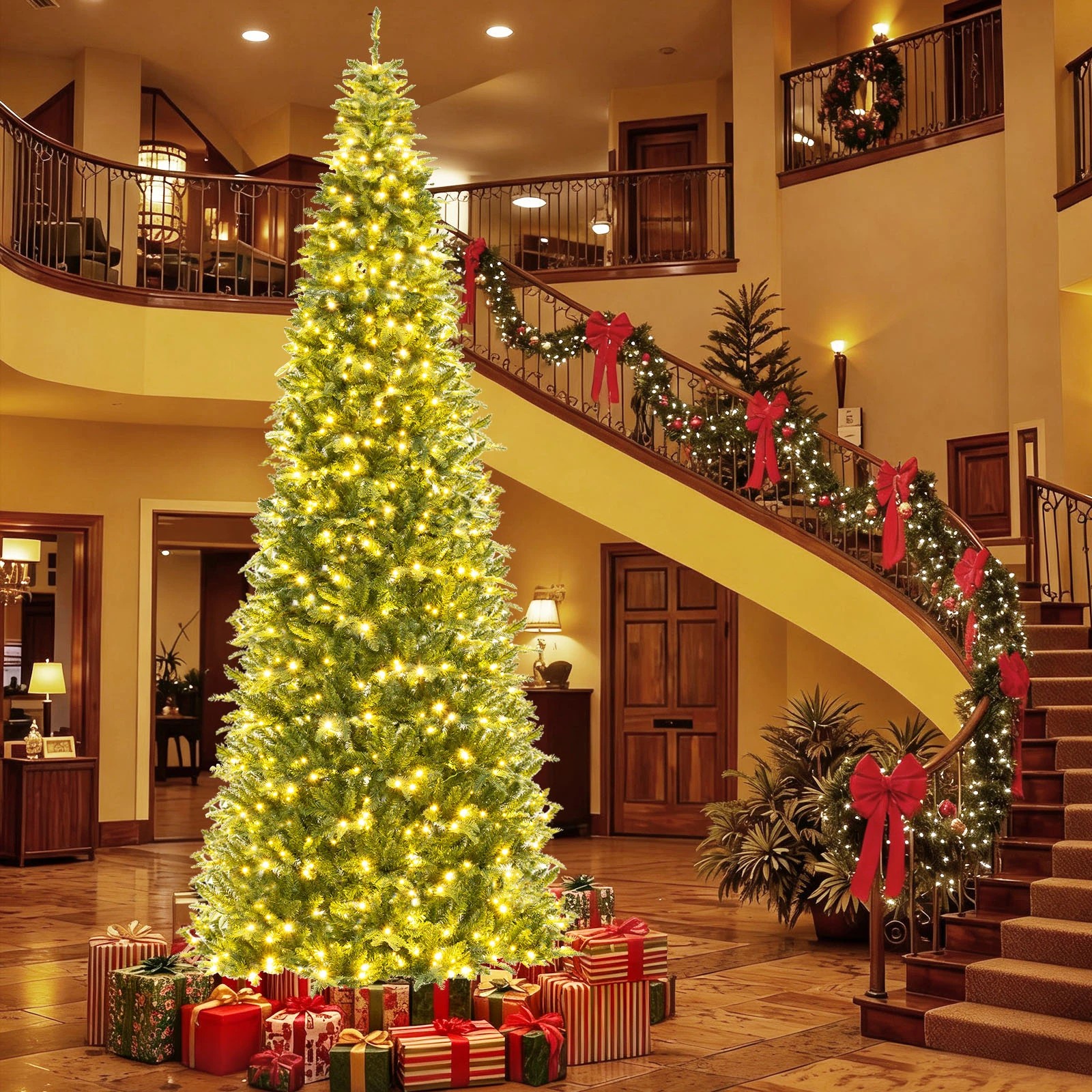 3 Costway 3.6M Tall Artificial Christmas Tree w/800 LEDs Prelit
Xmas Party Decoration, 3 of 7