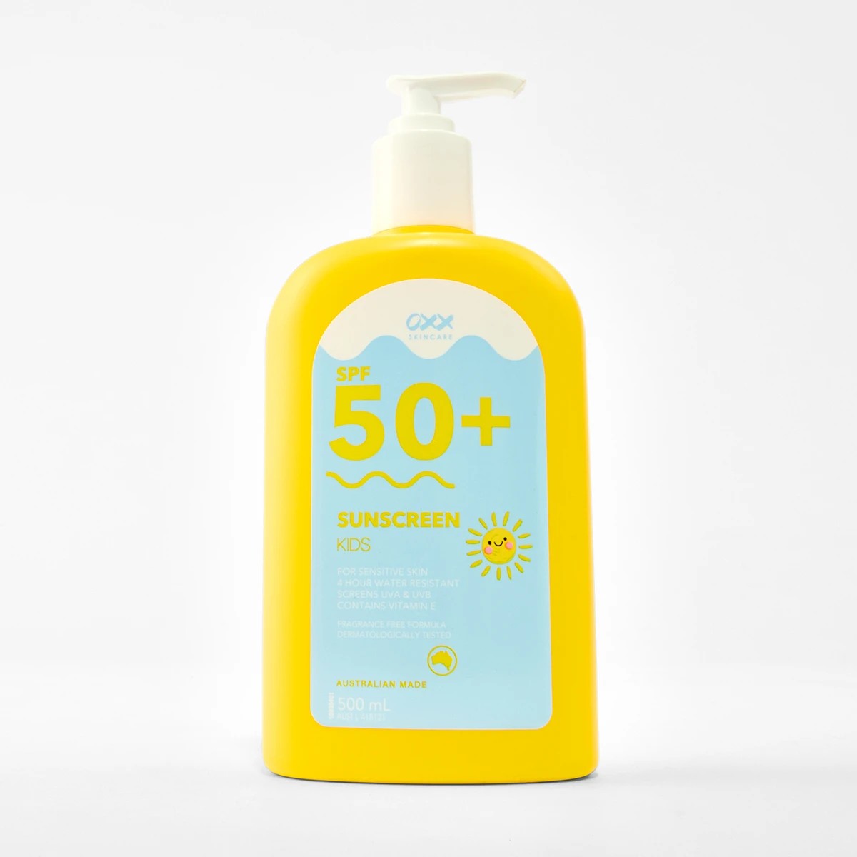 1 OXX Skincare Kids SPF 50+ Sunscreen 500 ml - Vitamin E, 1 of 7