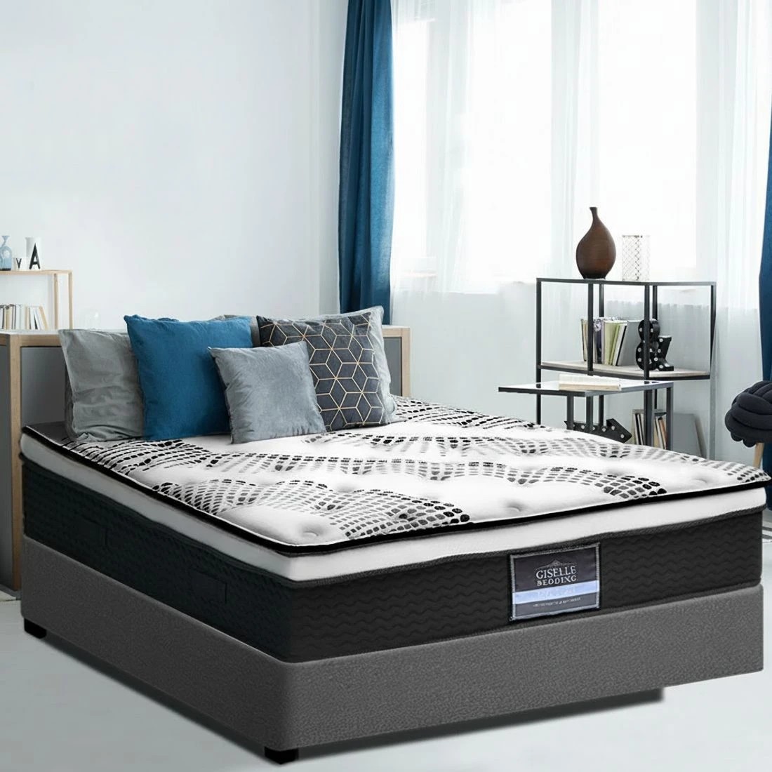 7 Giselle Bedding 32cm Mattress Euro Top Single - Single Bed - Multi, 7 of 10