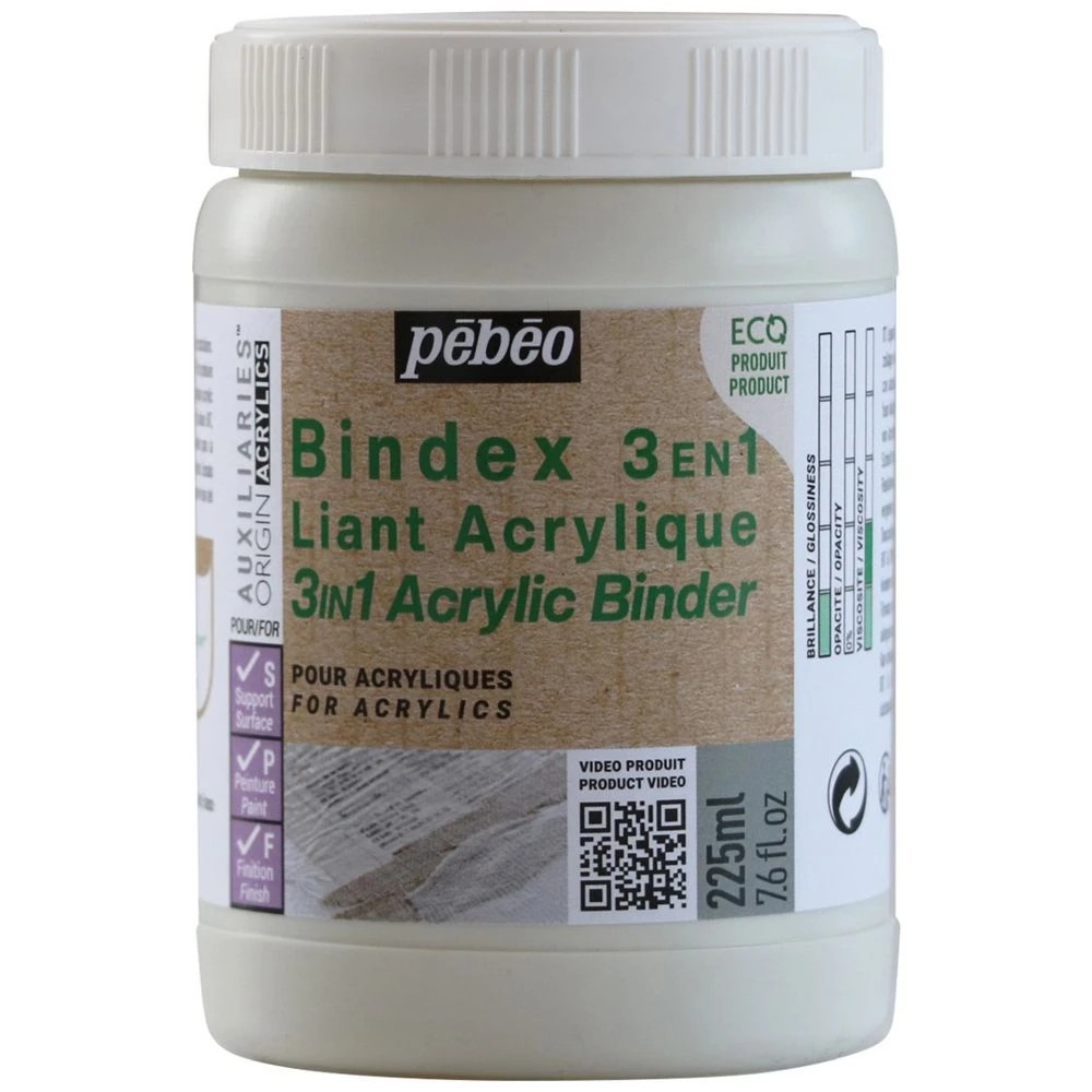 1 Pebeo Origin Acrylics Bindex 3 in 1 Binder 225mL, 1 of 2