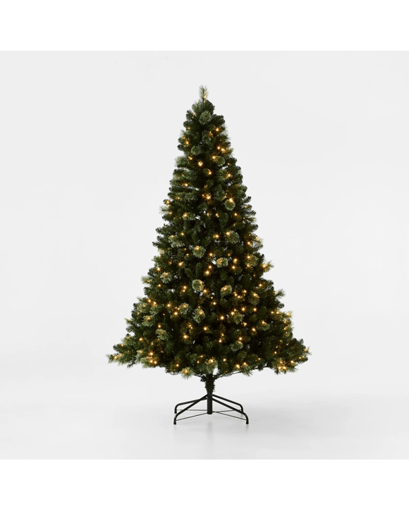 (8ft) Cashmere Prelit Christmas Tree Kmart