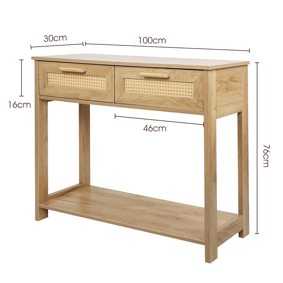 6 LUXSUITE Narrow Console Table Hallway Sofa Couch Side, 6 of 7