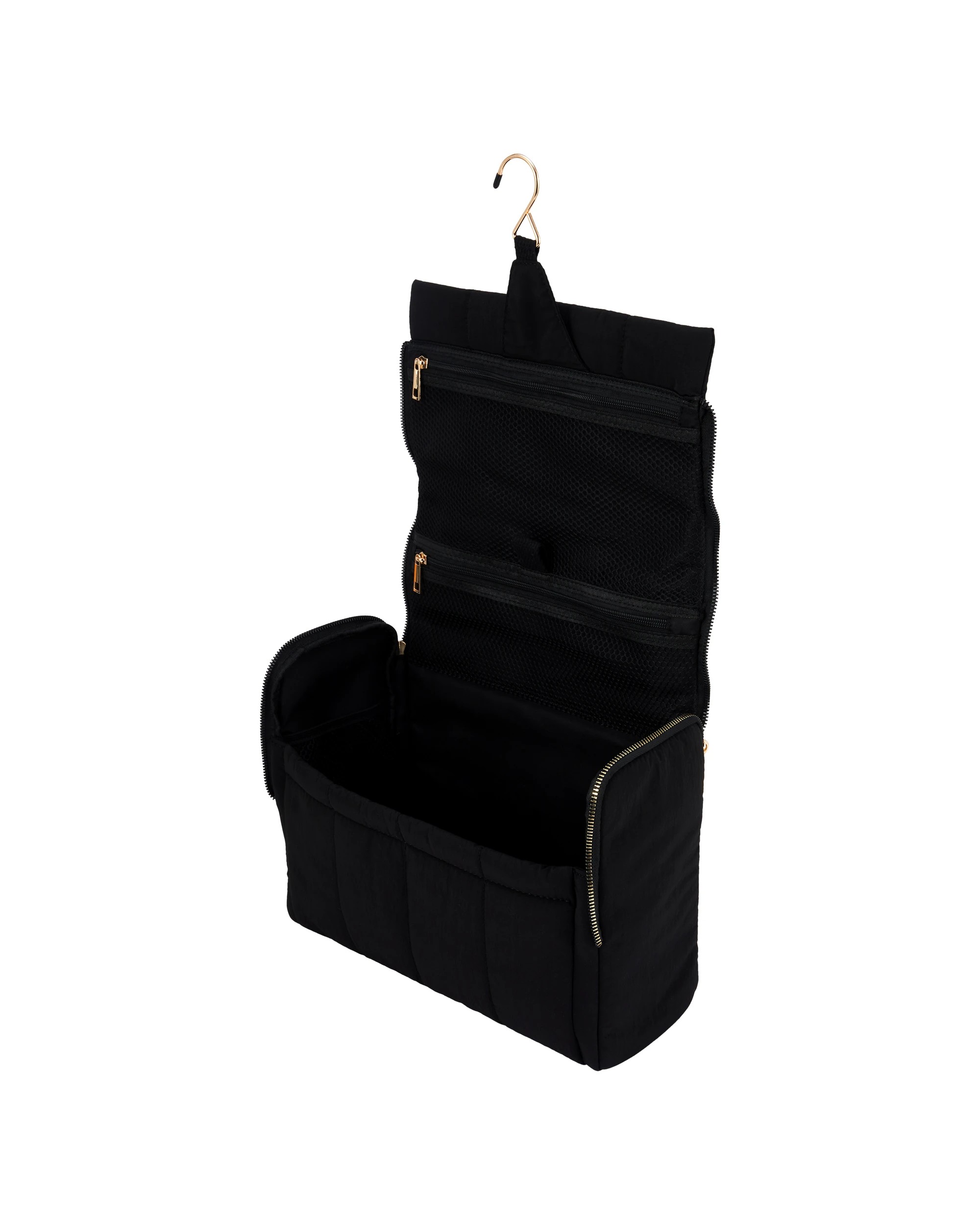 4 OXX Cosmetics Large Hanging Travel Bag - Black, 4 of 6