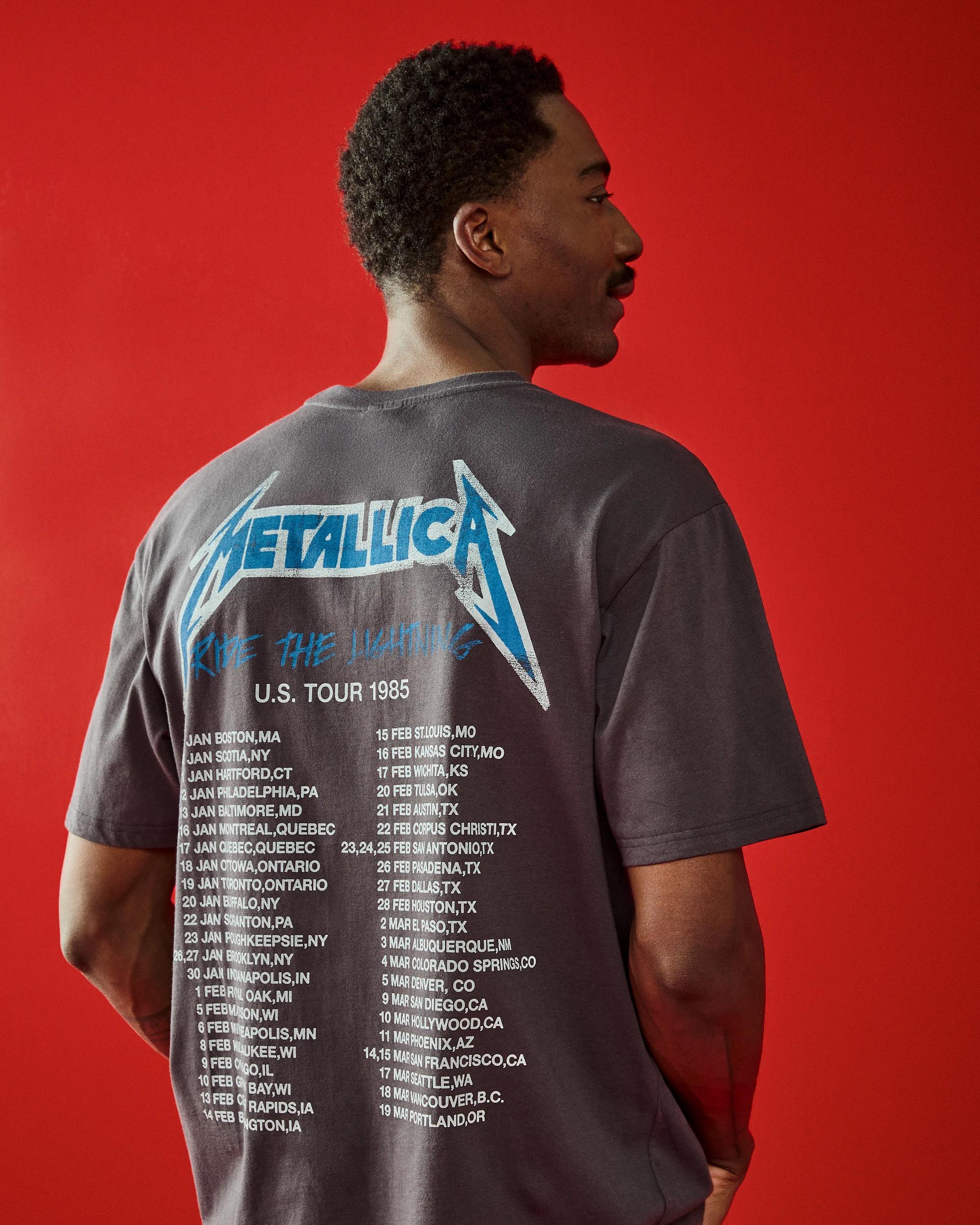 6 Licensed Metallica Tour T-shirt BLACK, 6 of 7