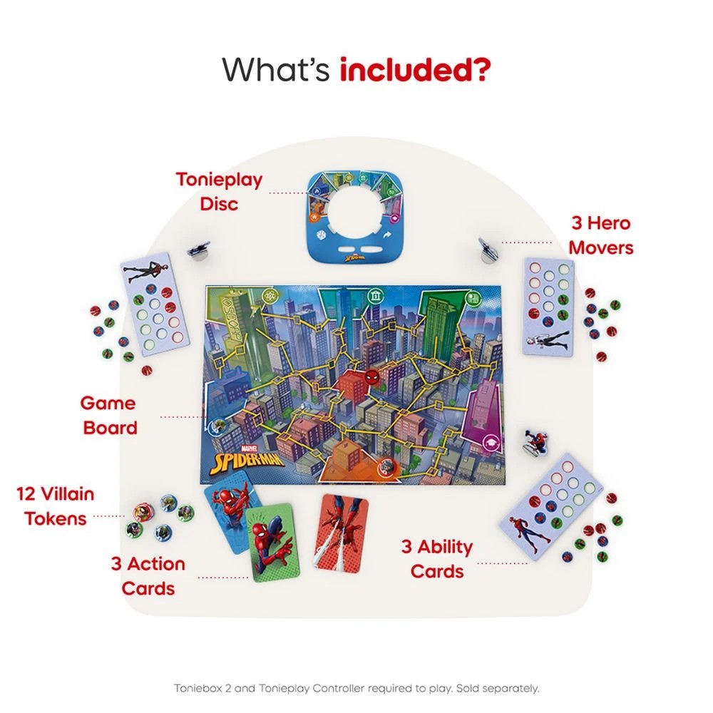 3 Marvel Spiderman Neighbourhood Heroes Tonieplay Game, 3 of 8