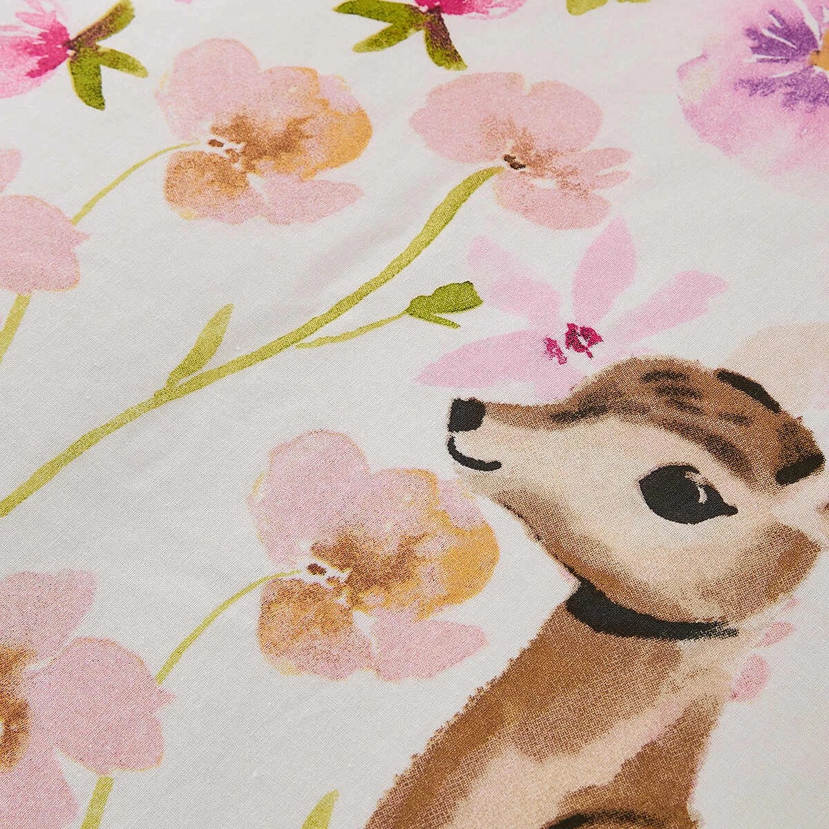 5 Fawn Cotton Rich Reversible Quilt Cover Set - Single Bed, 5 of 7