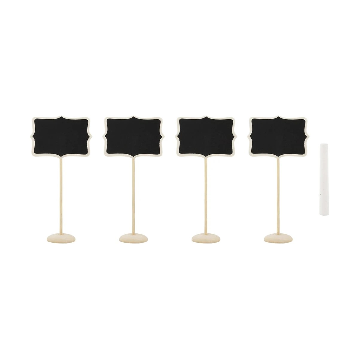 1 4 Pack Chalkboard Signs, 1 of 2