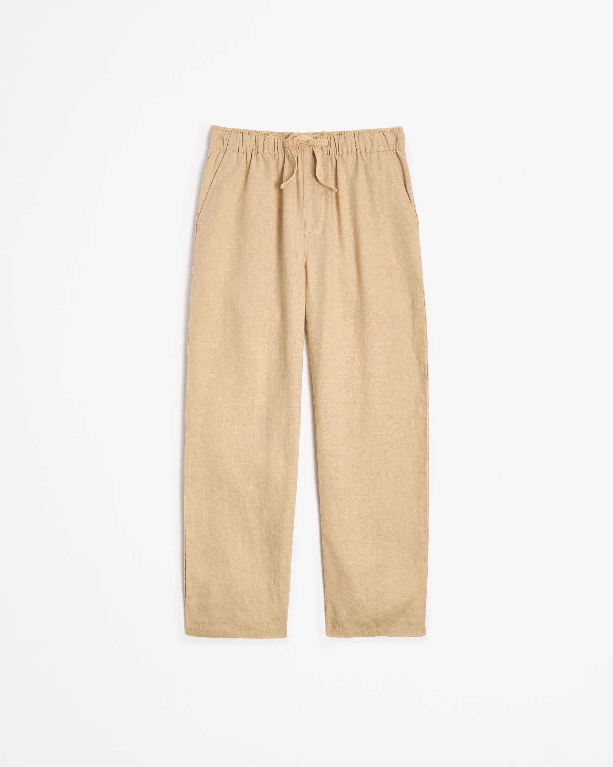4 Target European Linen Pants TAN, 4 of 6