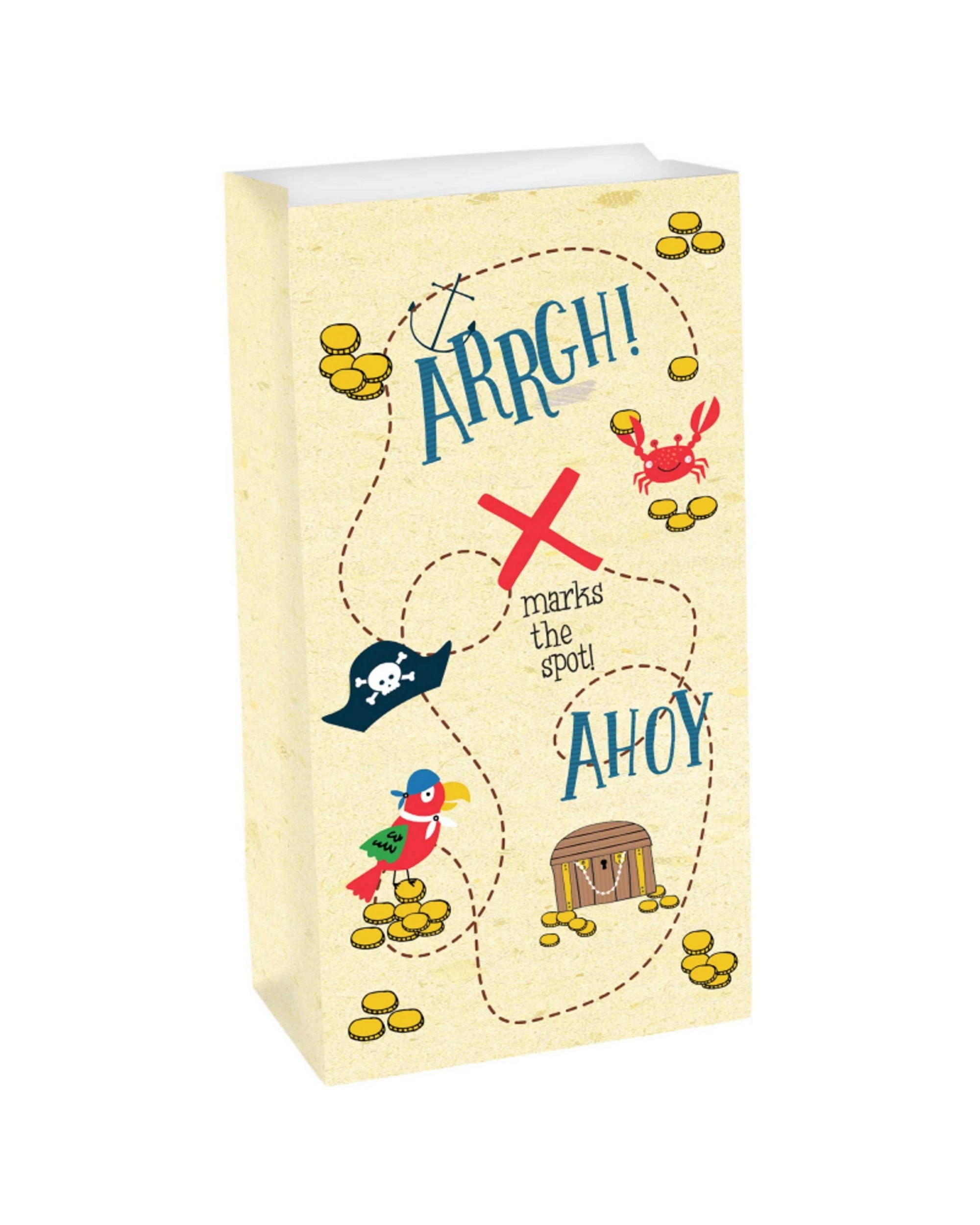 1 Anagram Ahoy Birthday Paper Party Bags Pack of 8, 1 of 2