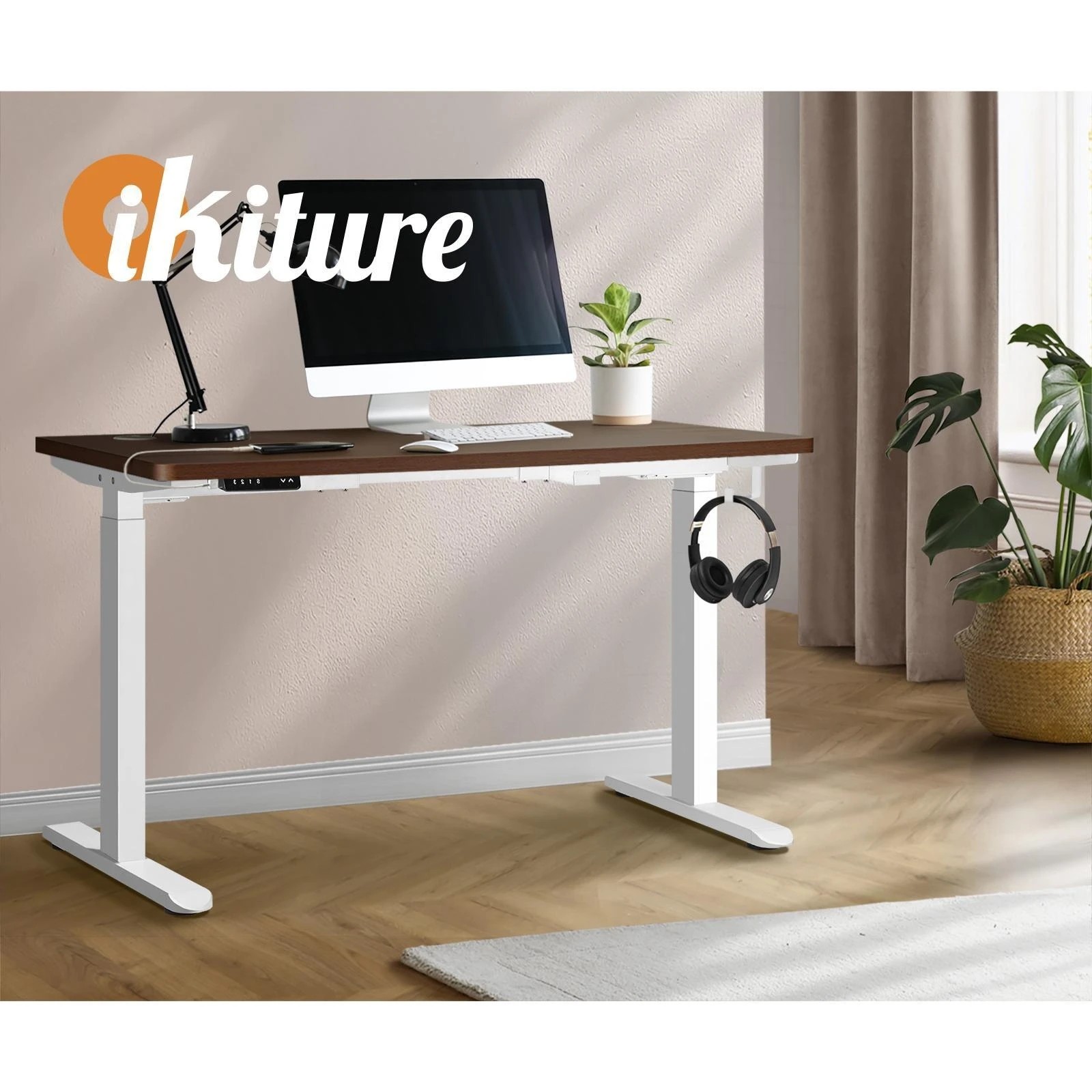 3 Oikiture 150cm Electric Standing Desk Dual Motor
 - Multi, 3 of 4