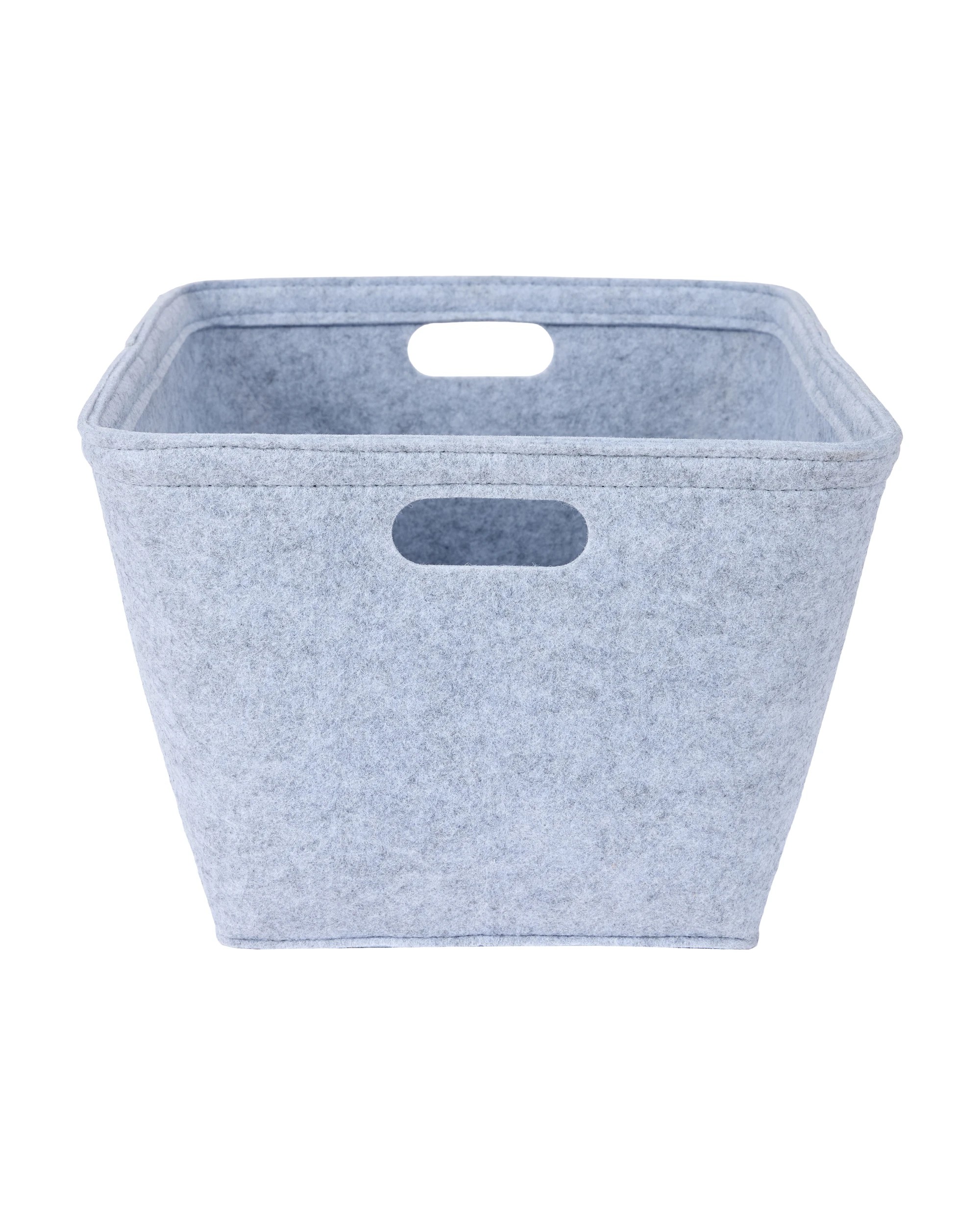 2 Felt Basket - Medium, Grey, 2 of 5