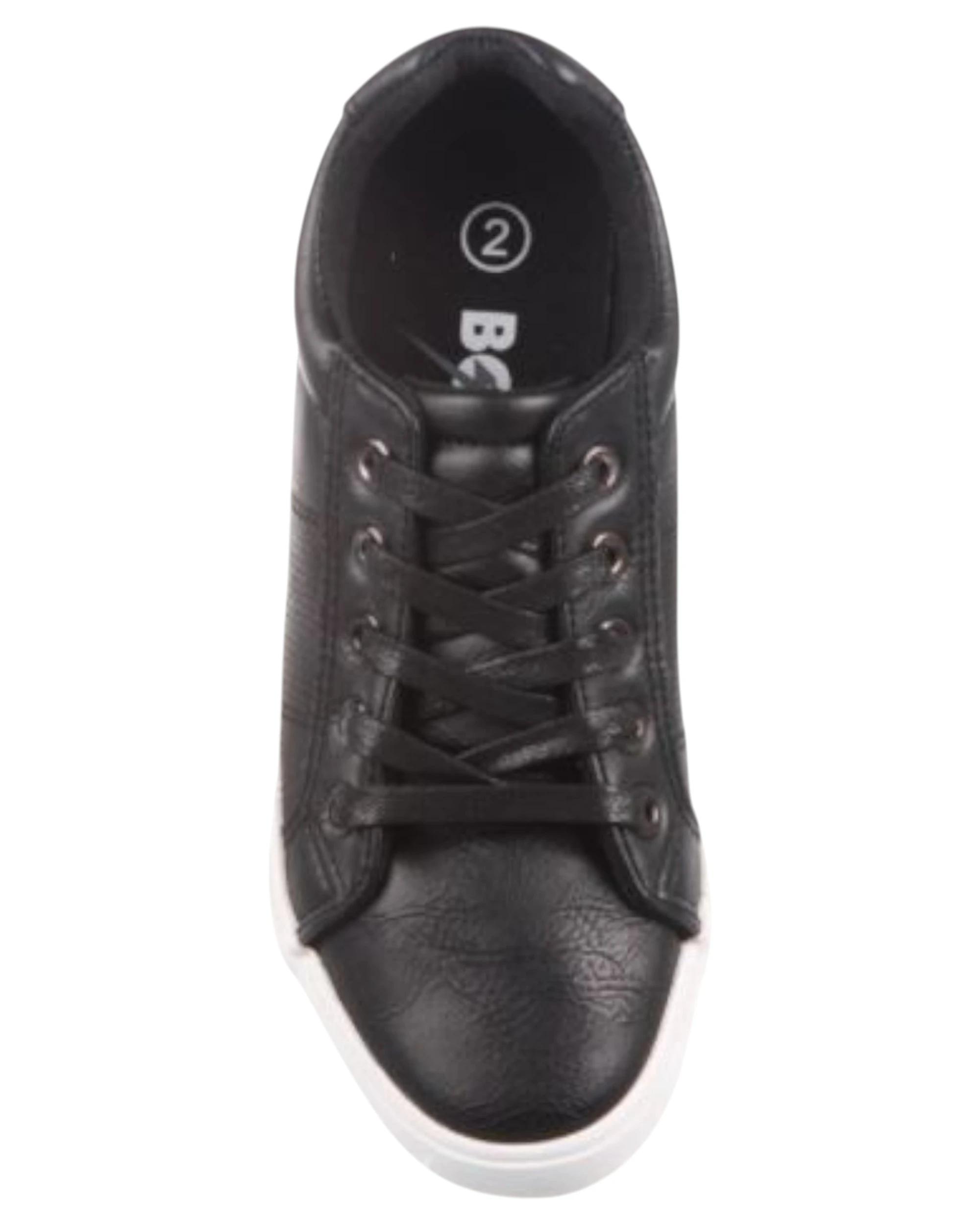 5 Lightning Bolt Kids Andro Athletic Boys Casual Lace Up Shoes BLACK, 5 of 5