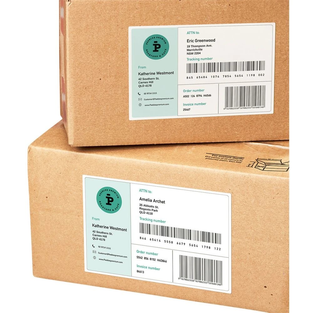 7 Avery Premium White Shipping Labels AveryEco A6 1UP 25 Sheets, 7 of 8