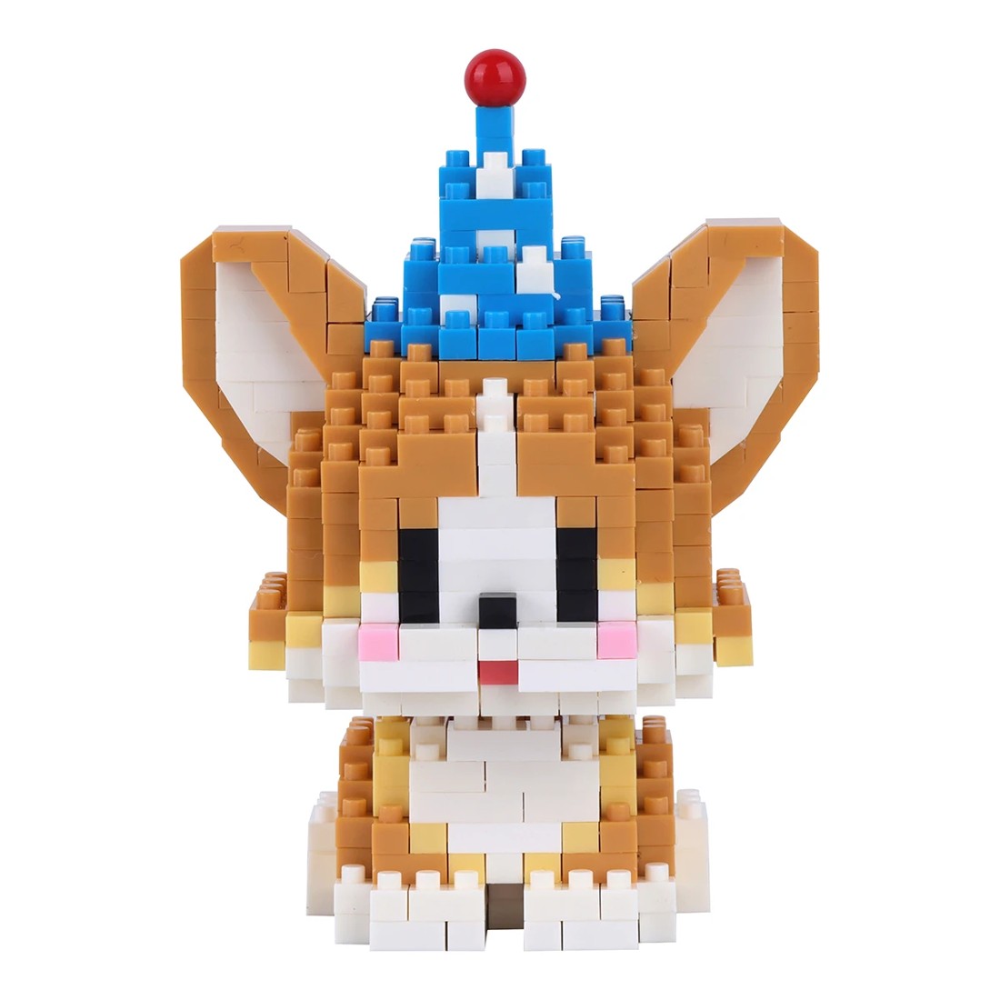 8 Mini Blocks Animal Series: Dog Bobble Head - Assorted, 8 of 10