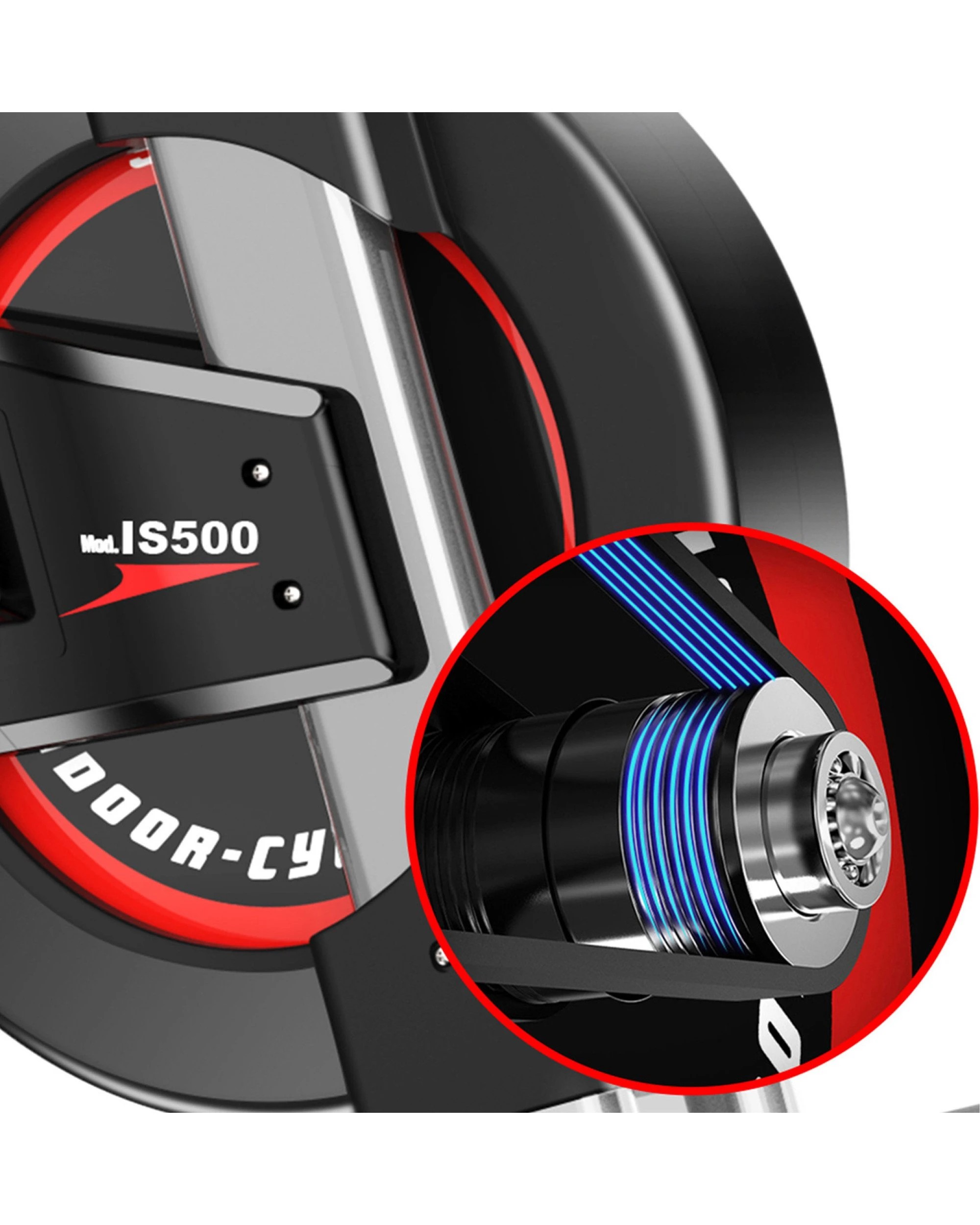 5 Powertrain IS-500 Heavy-Duty Exercise Spin Bike Electroplated Cardio - Silver, 5 of 10