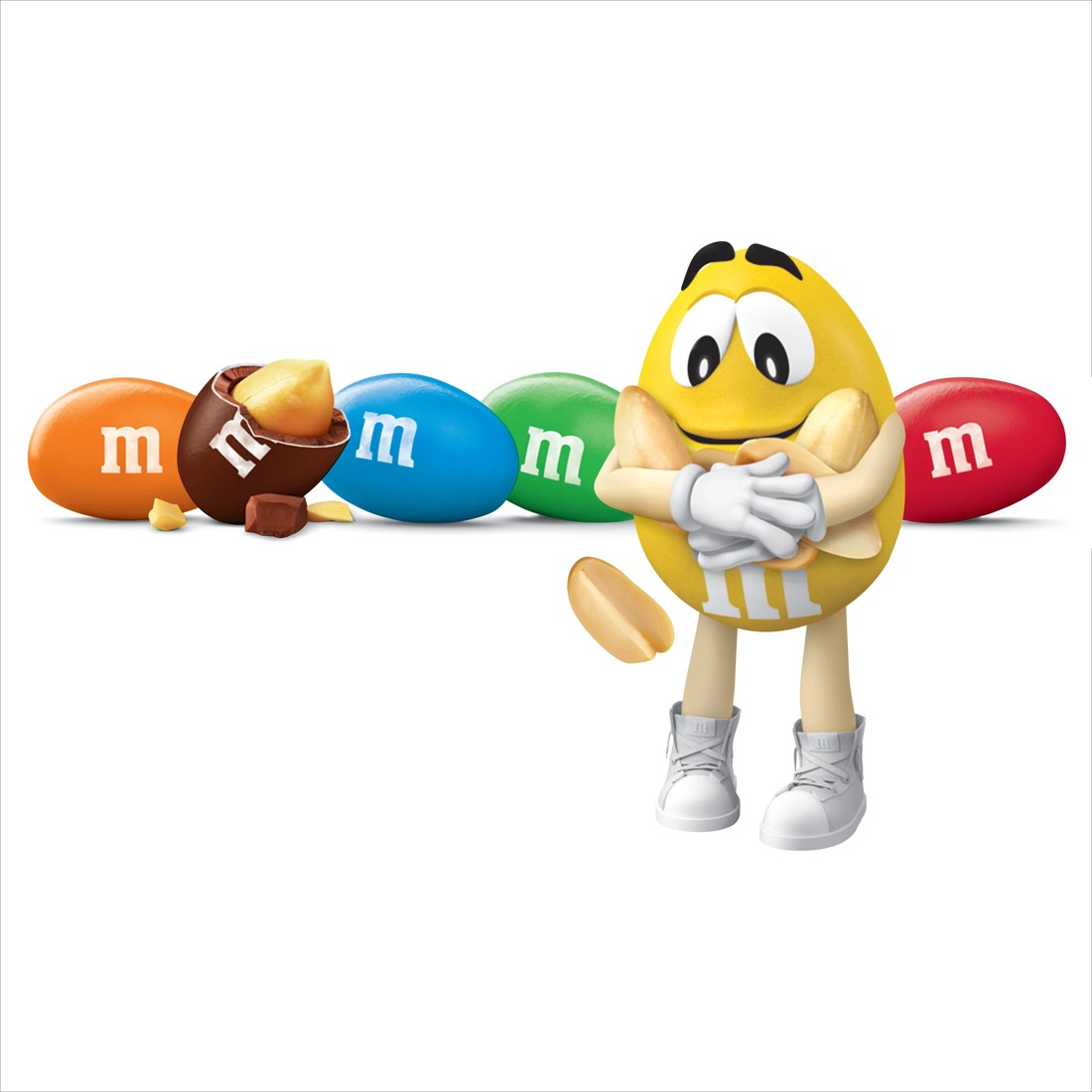 6 M&M's Peanut Party Bucket 575g, 6 of 6