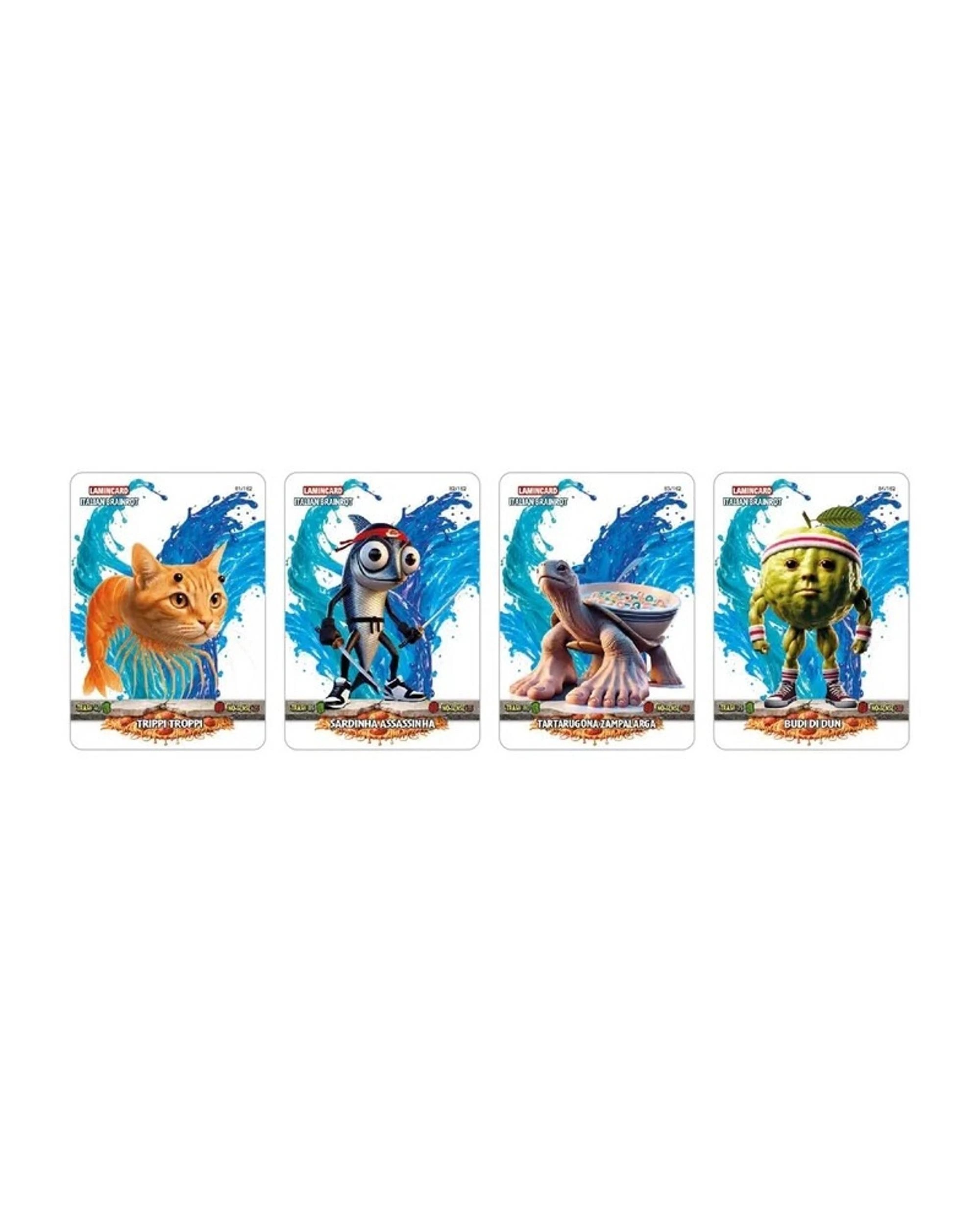 5 Lamincard Italian Brainrot Chaos Collectible Cards Box, 5 of 5