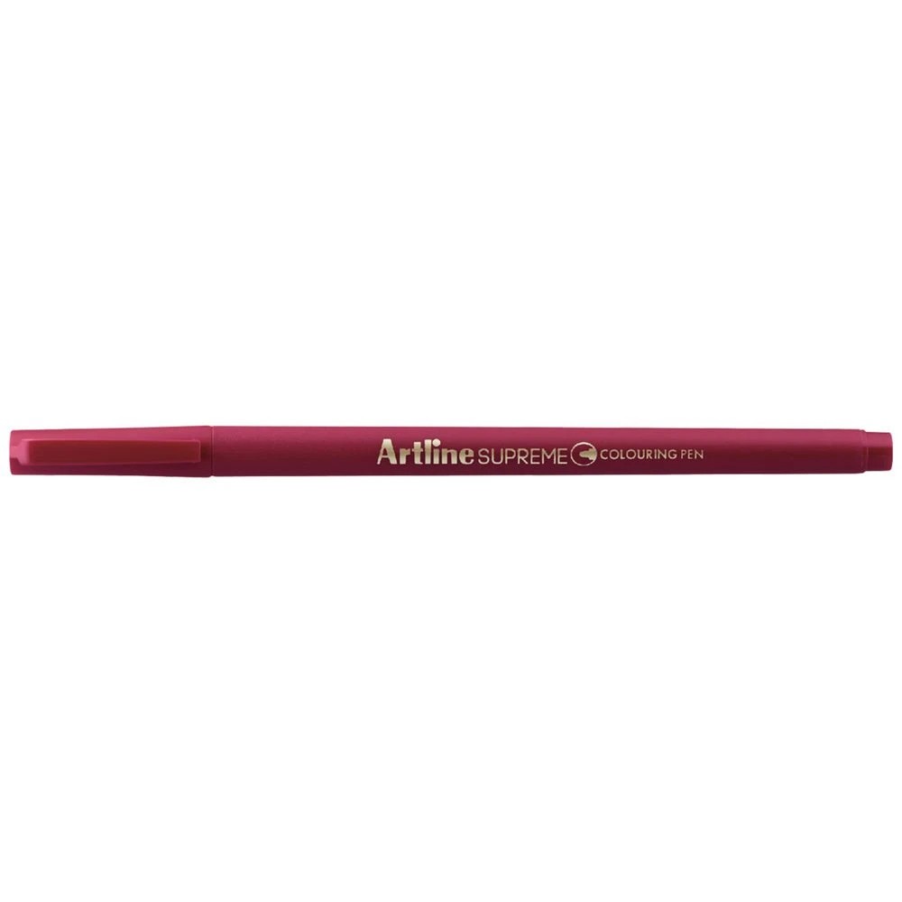 1 Artline Supreme Colouring Pen 0.6mm Dark Red, 1 of 1