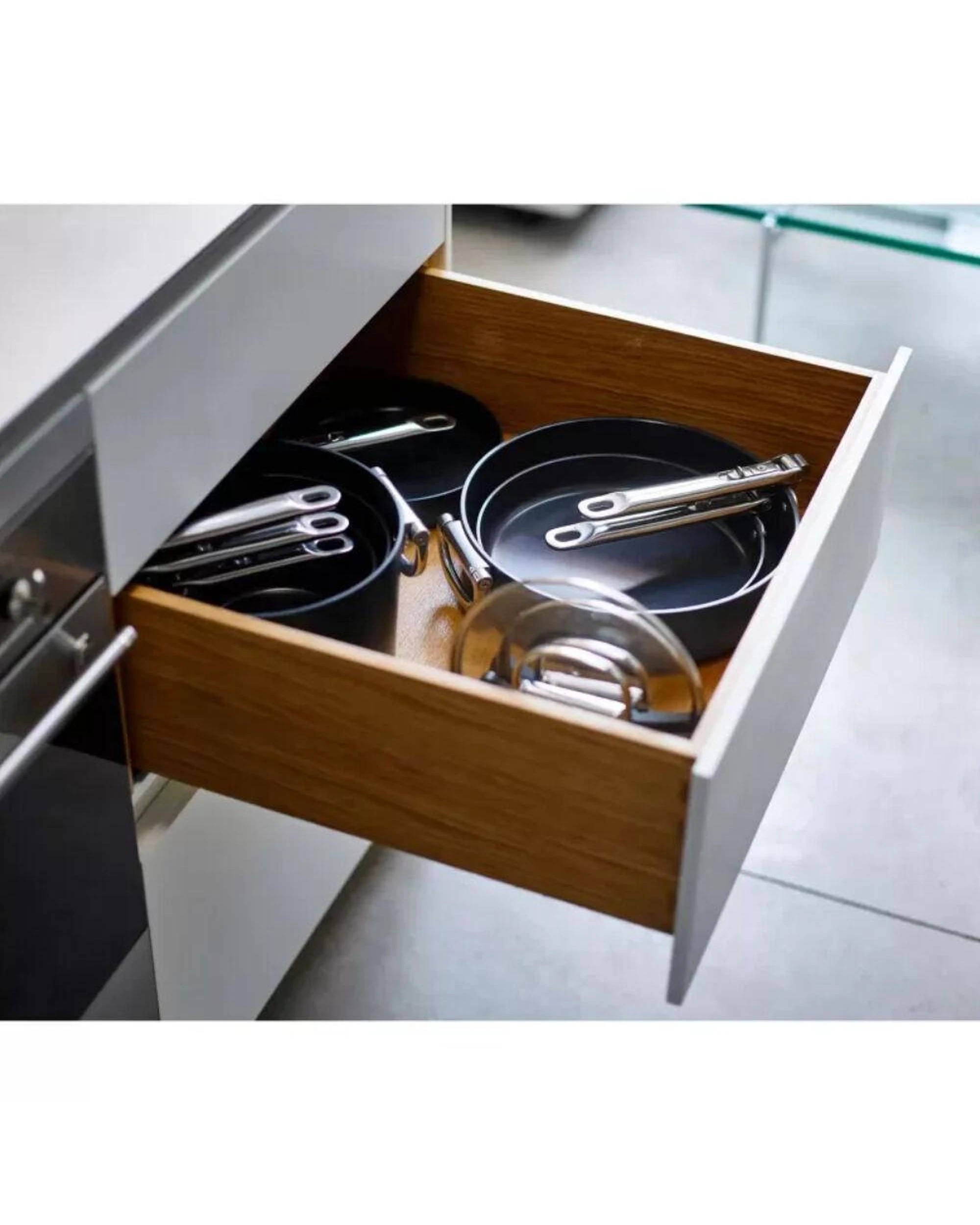 2 Joseph Joseph Space Non Stick Frypan 28cm  11", 2 of 3