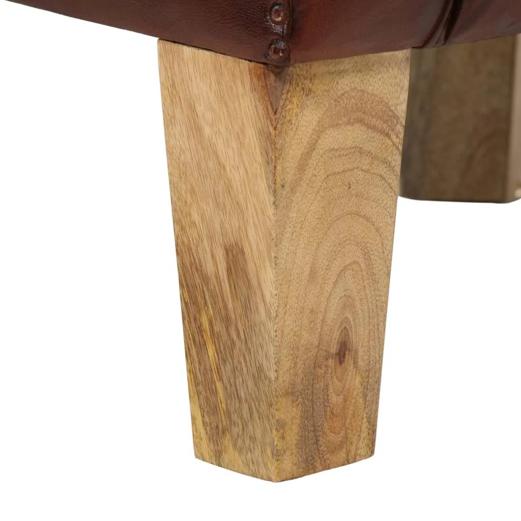 7 vidaXL tub chair Breathable Material - Brown, 7 of 9