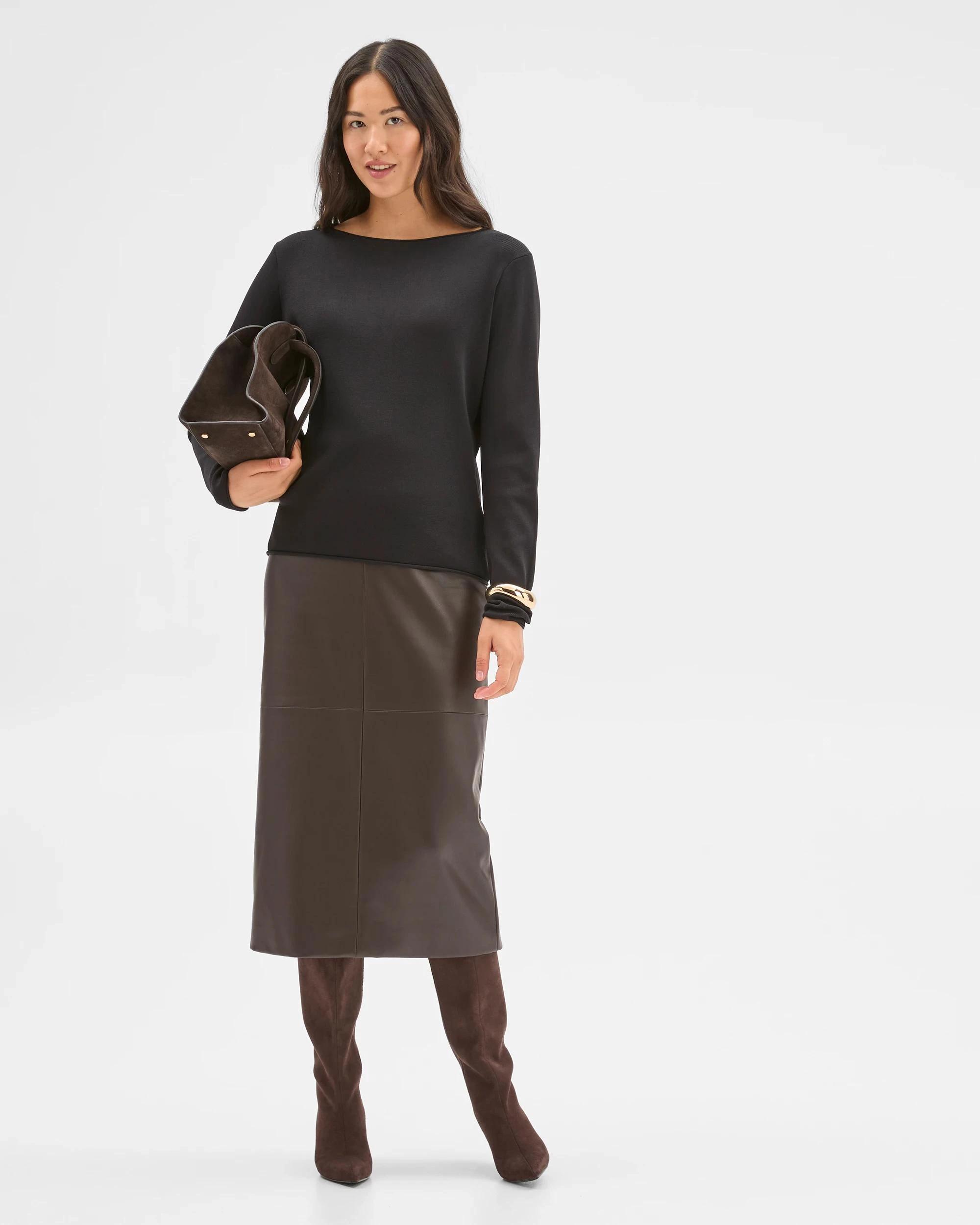 2 Preview Ultimate Long Sleeve Sweater BLACK, 2 of 6